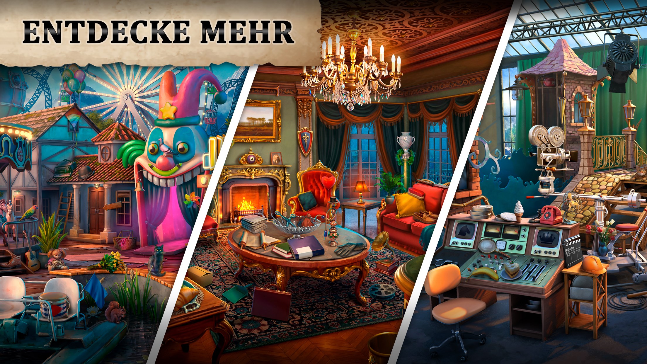 Wimmelbildspiele abenteuer: Coastal Hill - Such Objekte online Screenshot