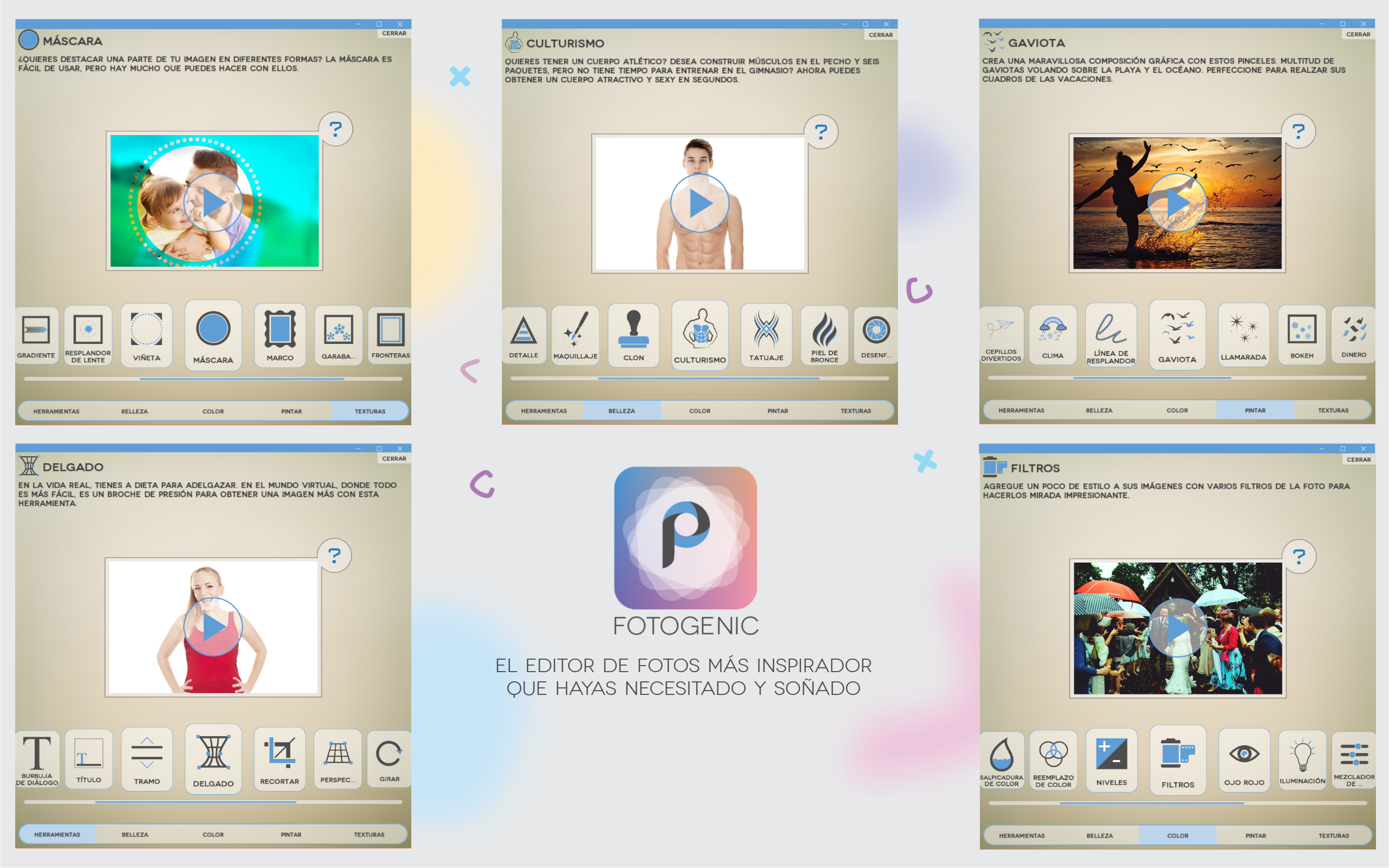 Captura de pantalla de Fotogenic : Photo Editor