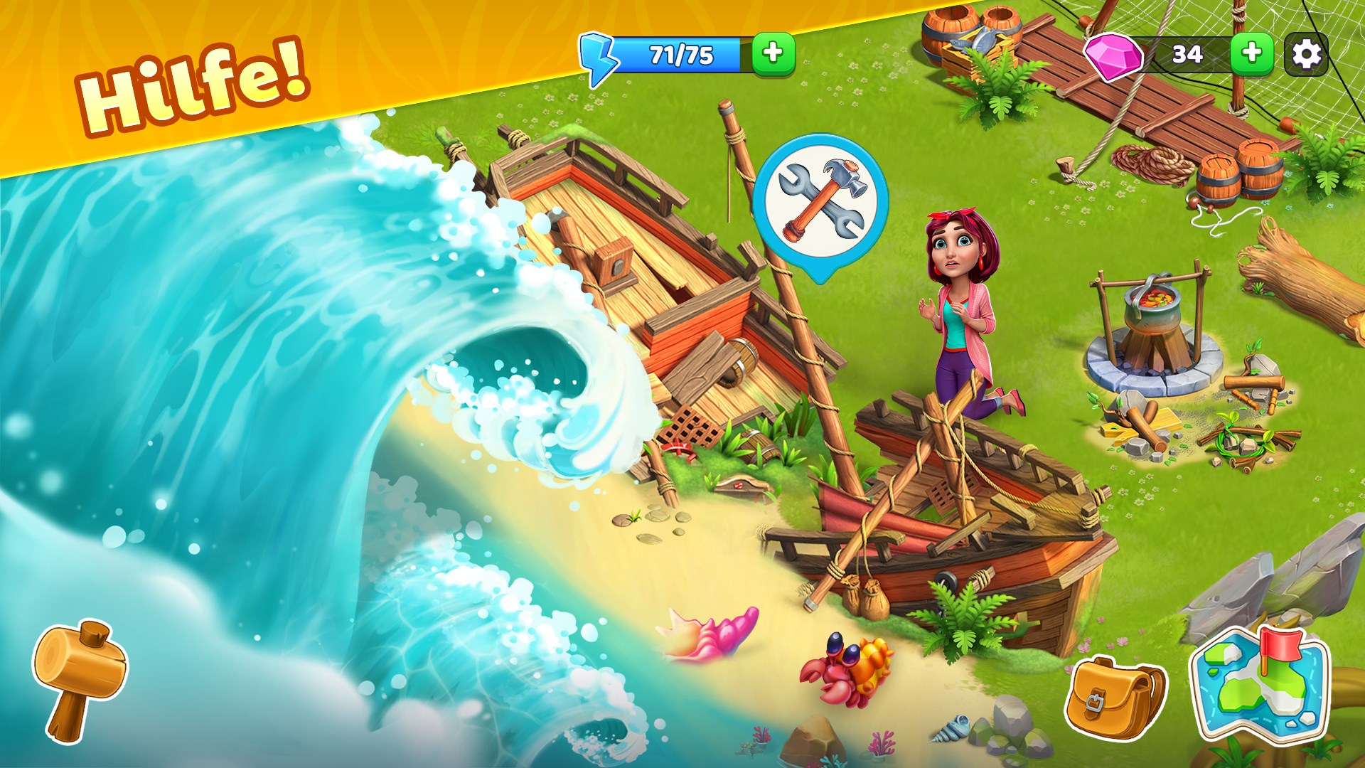 Bermuda Adventures Farm Spiele Screenshot