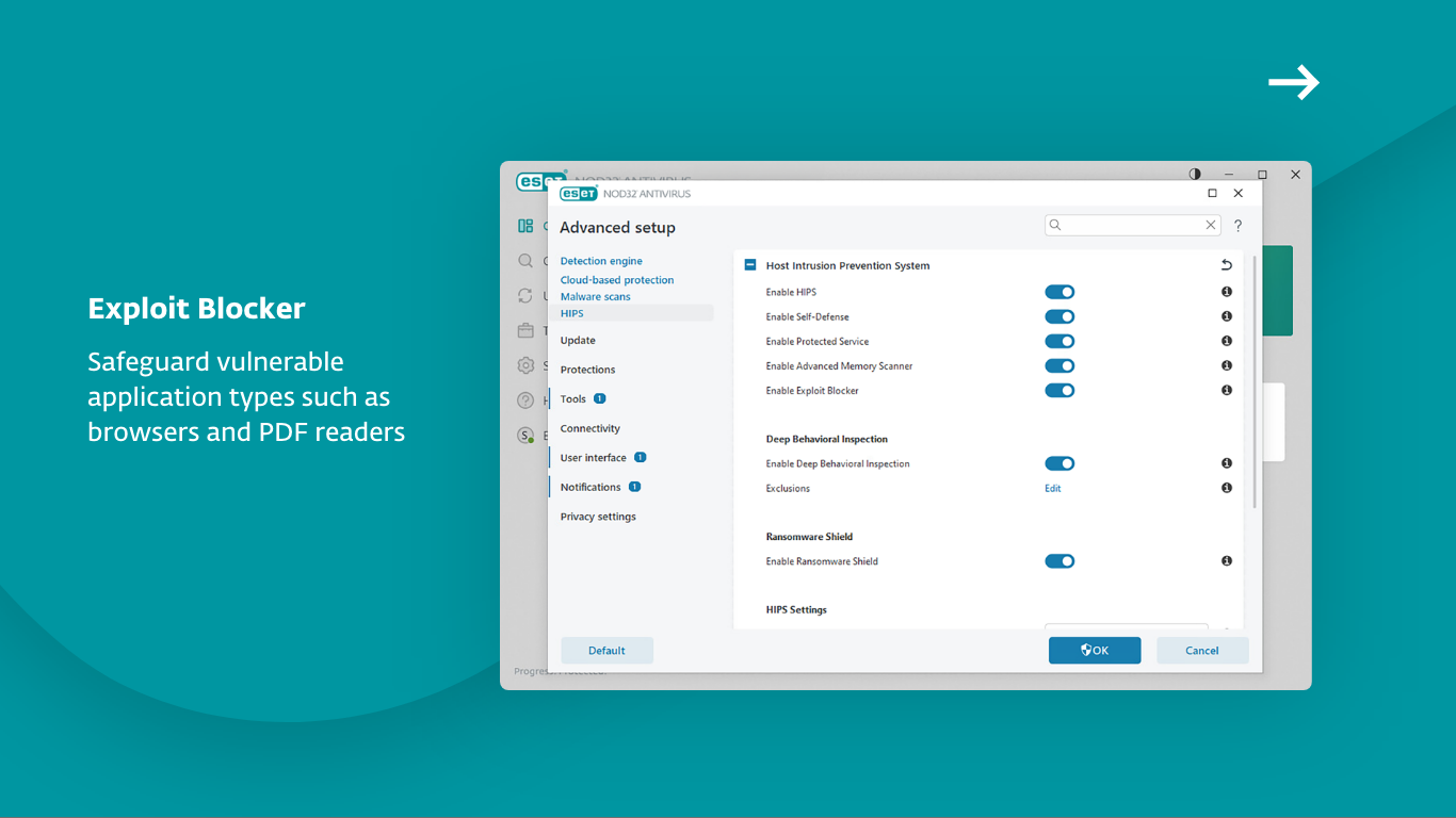 ESET NOD32 Antivirus Screenshot
