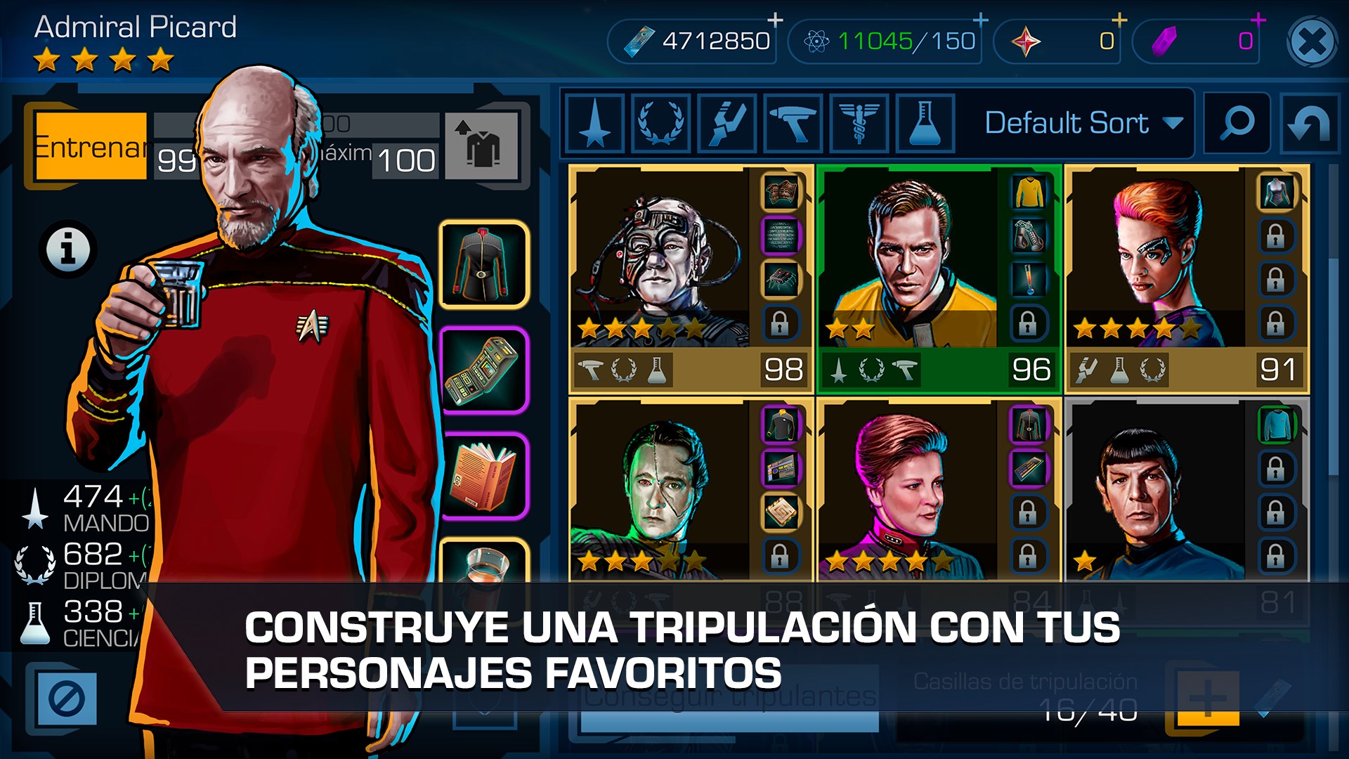Captura de pantalla de Star Trek Timelines