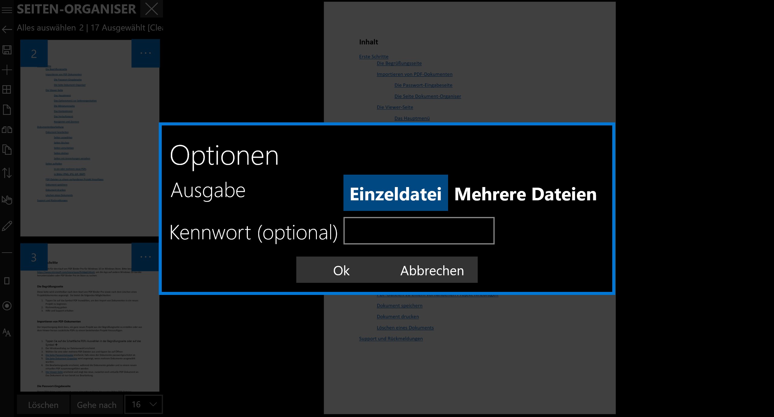 PDF Binder Pro Screenshot