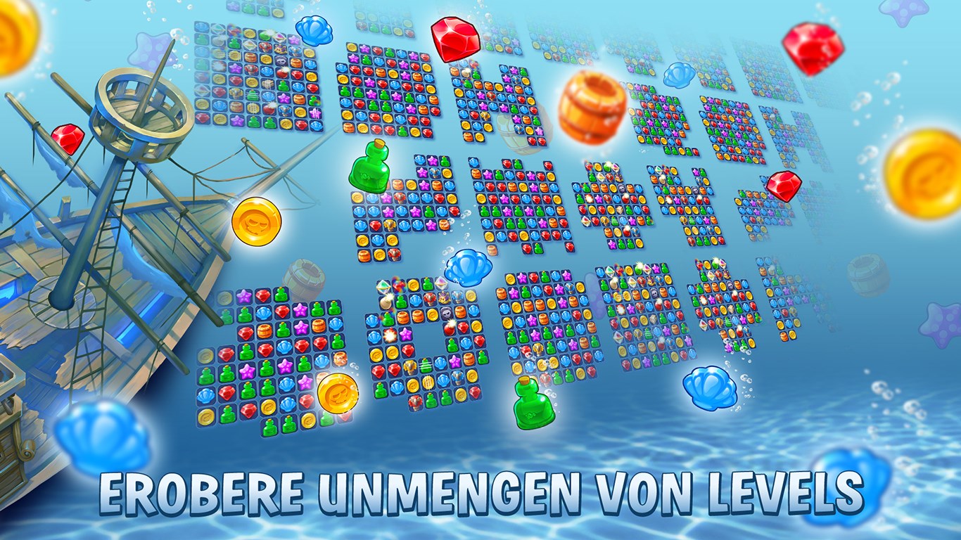 Pirates & Pearls: Kombiniere, baue & entwirf Screenshot