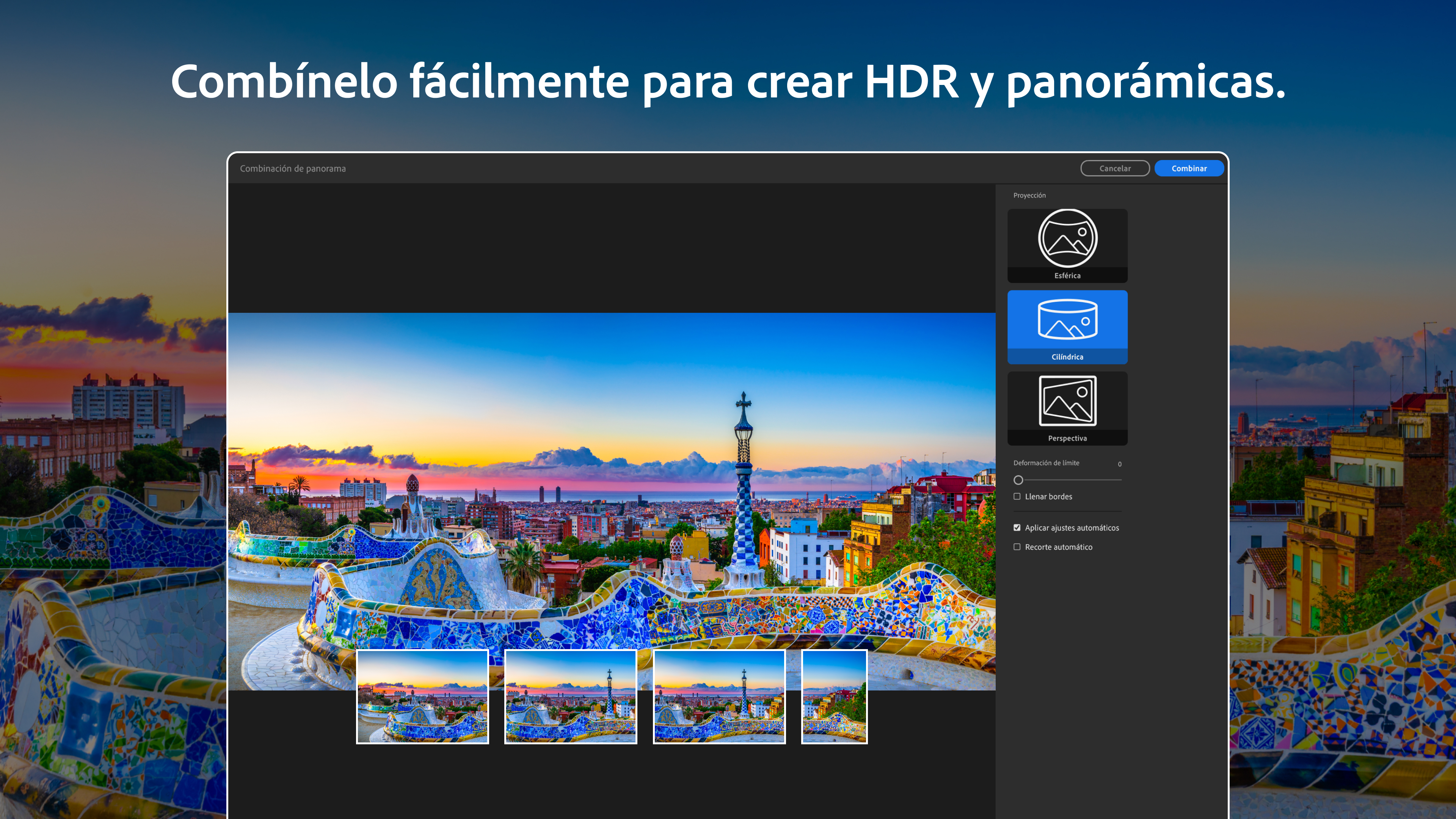 Captura de pantalla de Adobe Lightroom