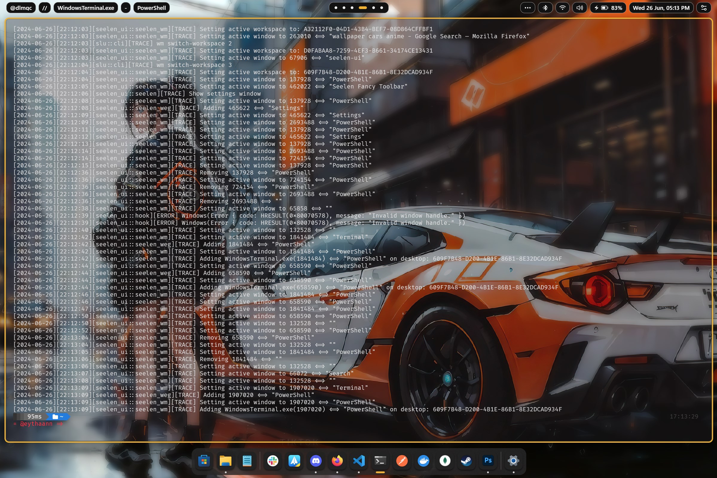 Seelen UI screenshot