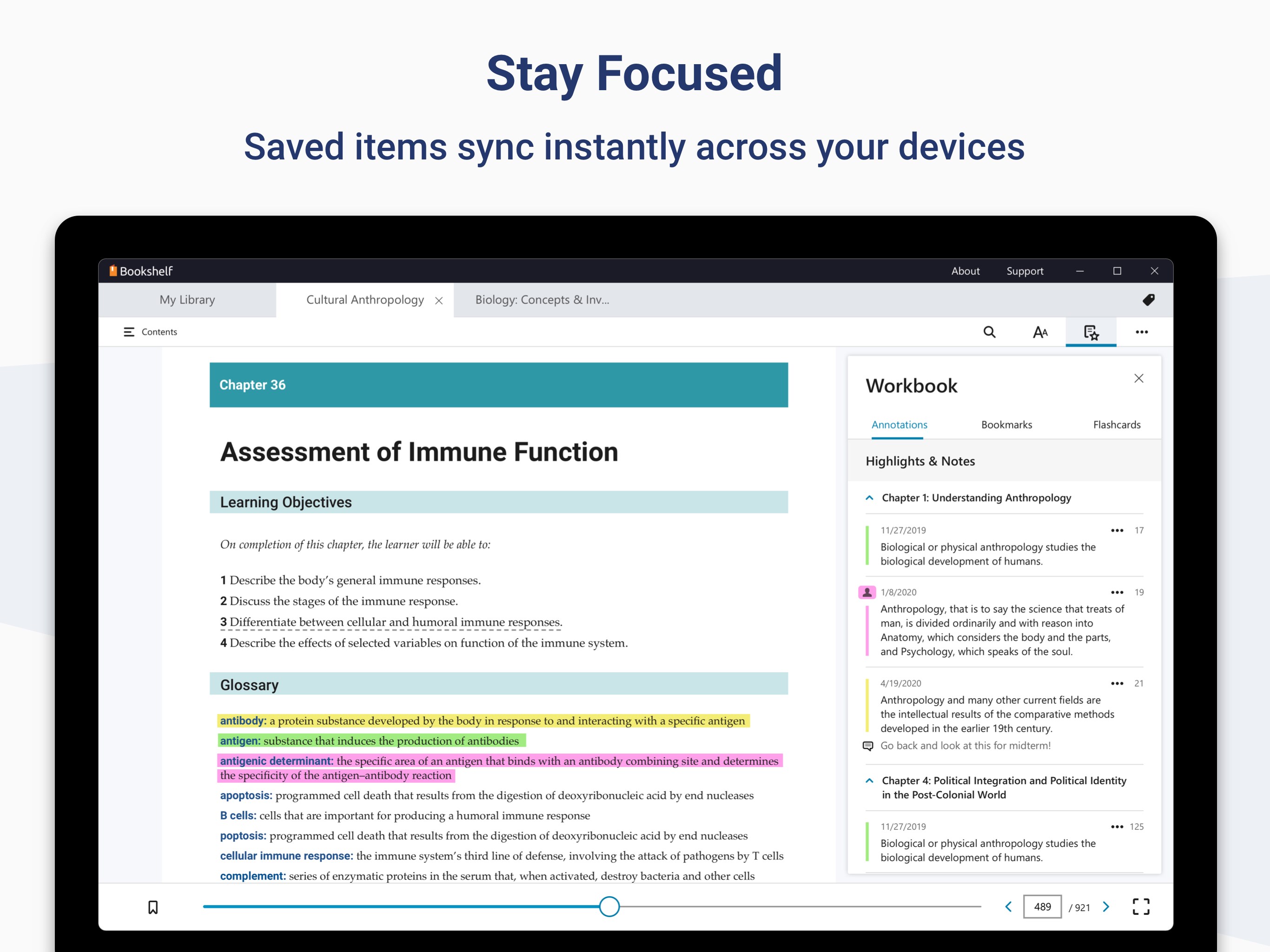 VitalSource Bookshelf screenshot