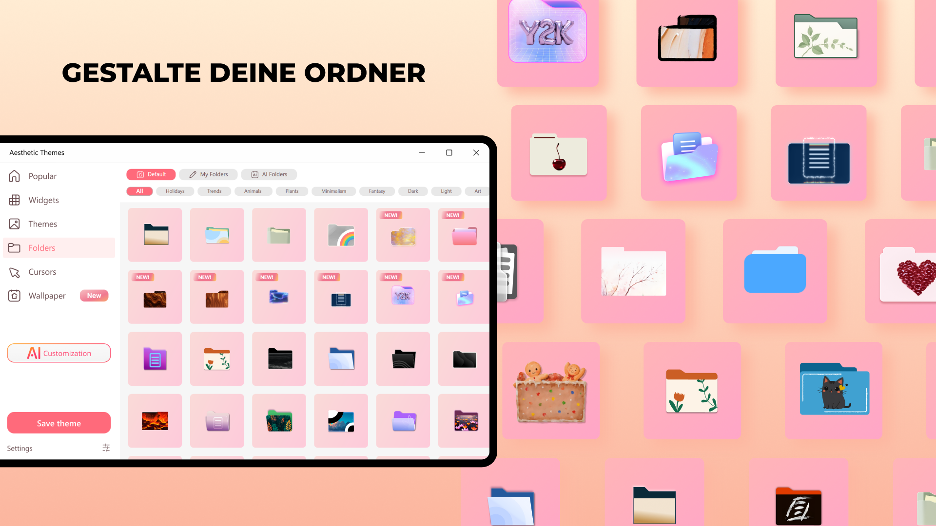 Ästhetische Themen - Desktop Anpassung Screenshot