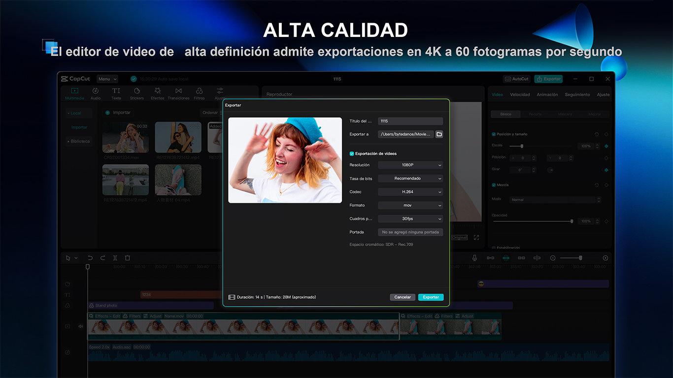 Captura de pantalla de CapCut