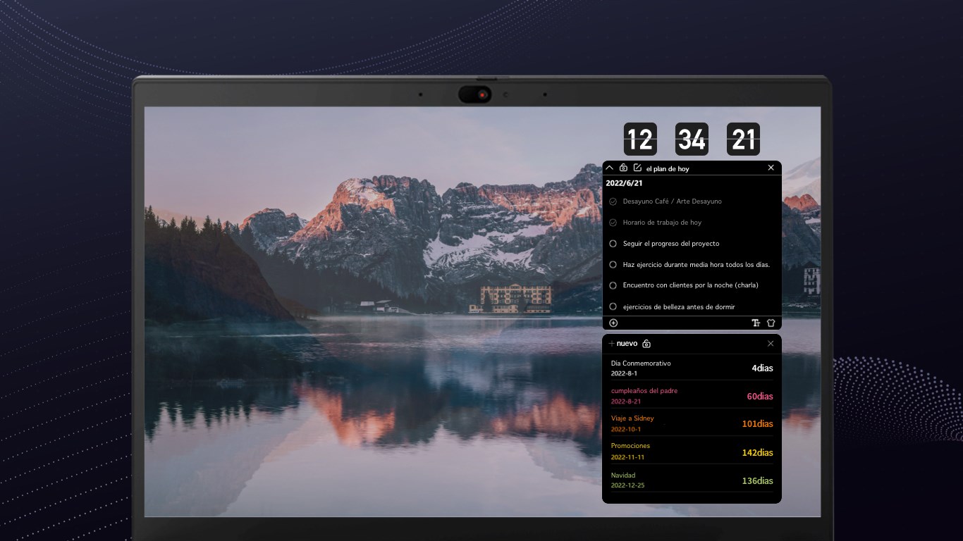 Captura de pantalla de Reloj digital - Despertador de escritorio