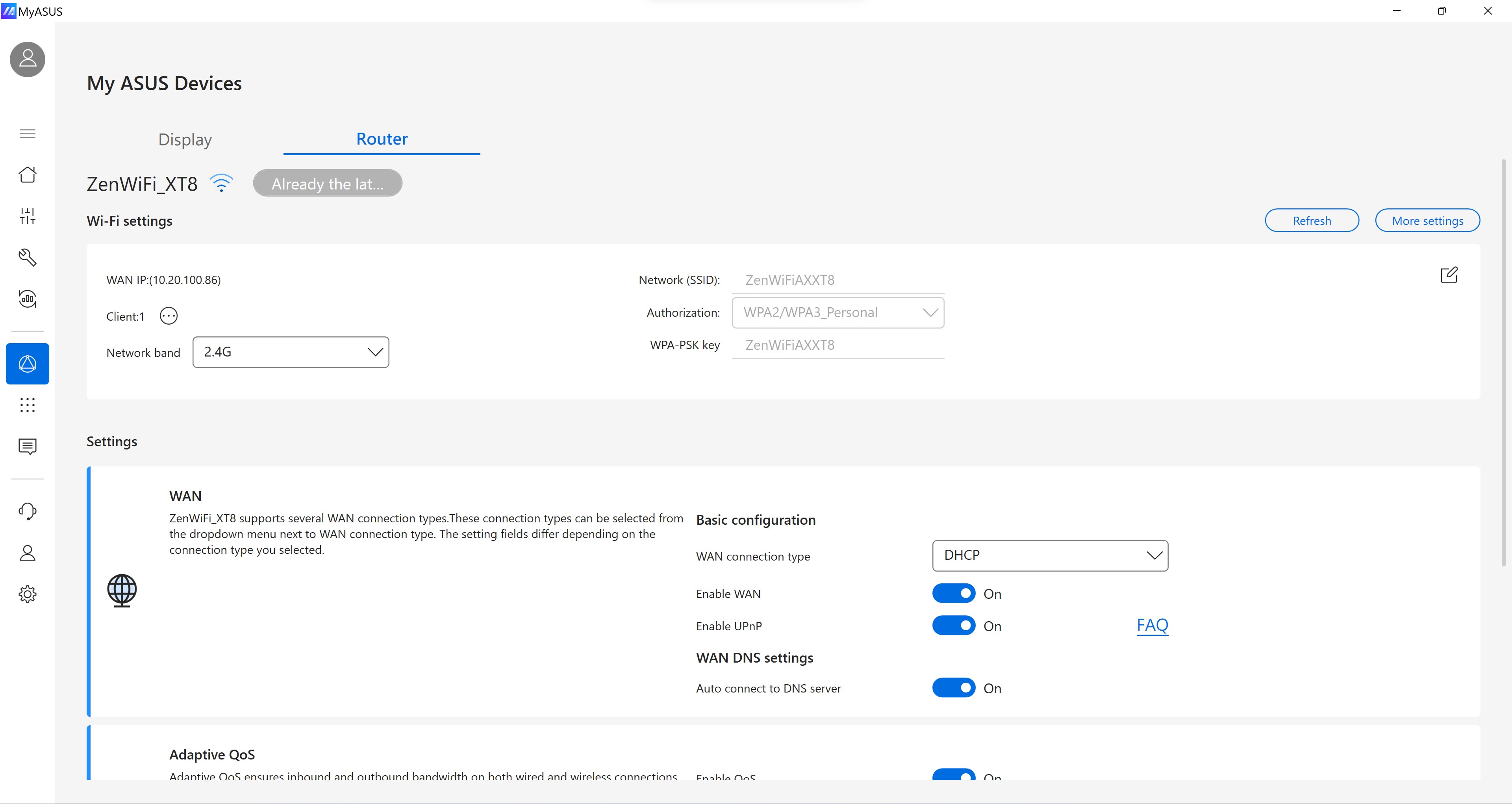 MyASUS screenshot