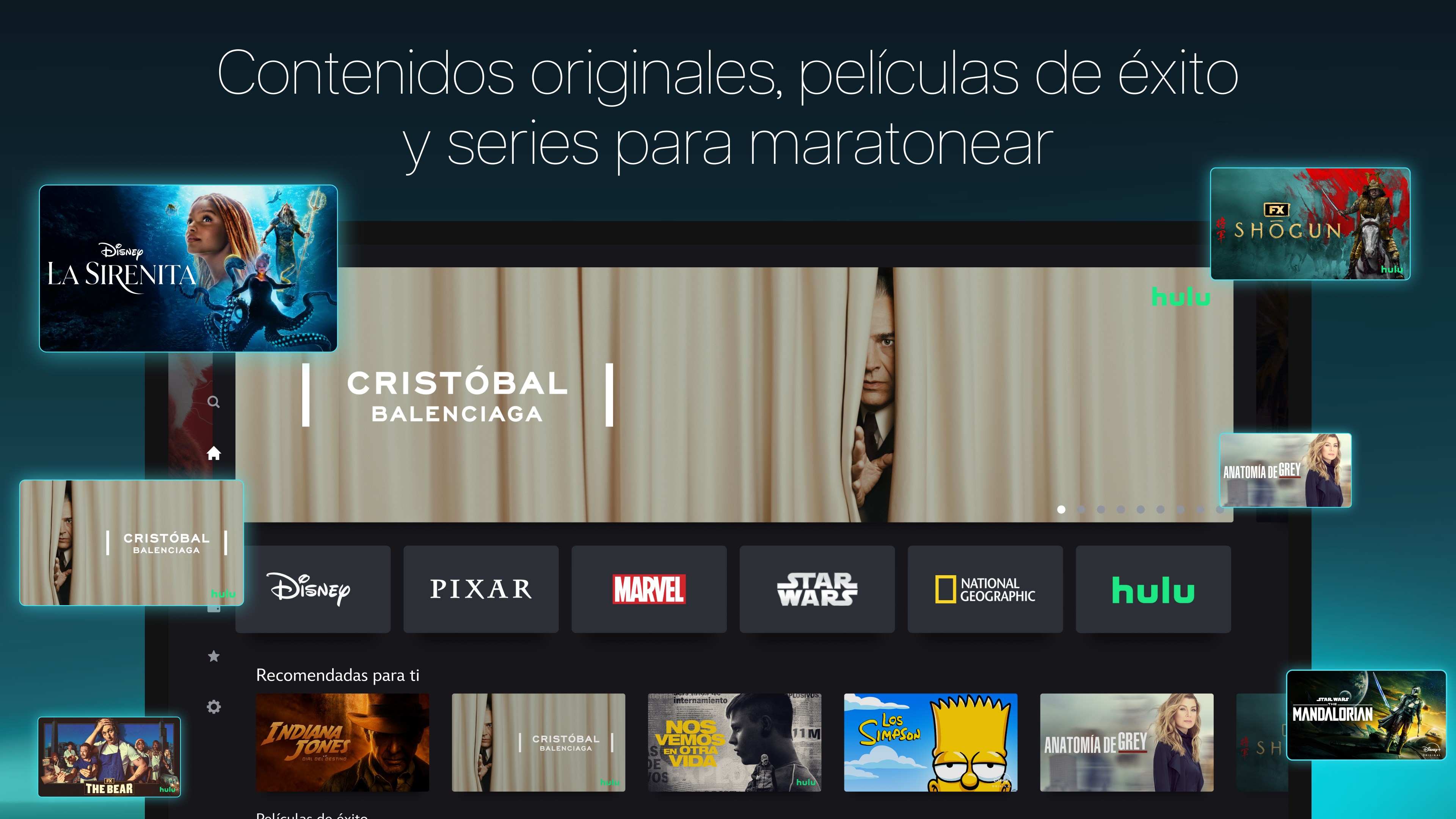 Captura de pantalla de Disney+