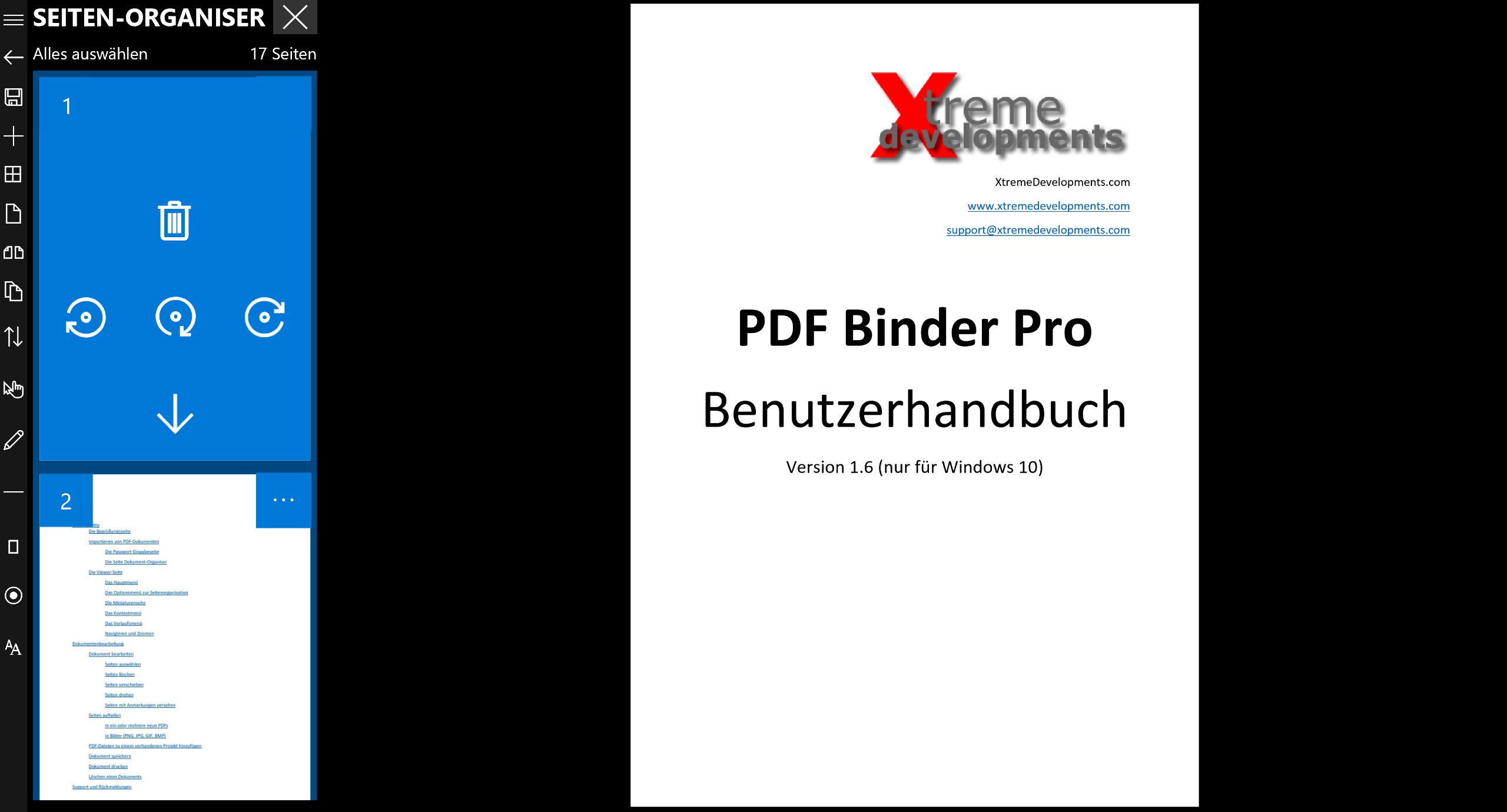 PDF Binder Pro Screenshot