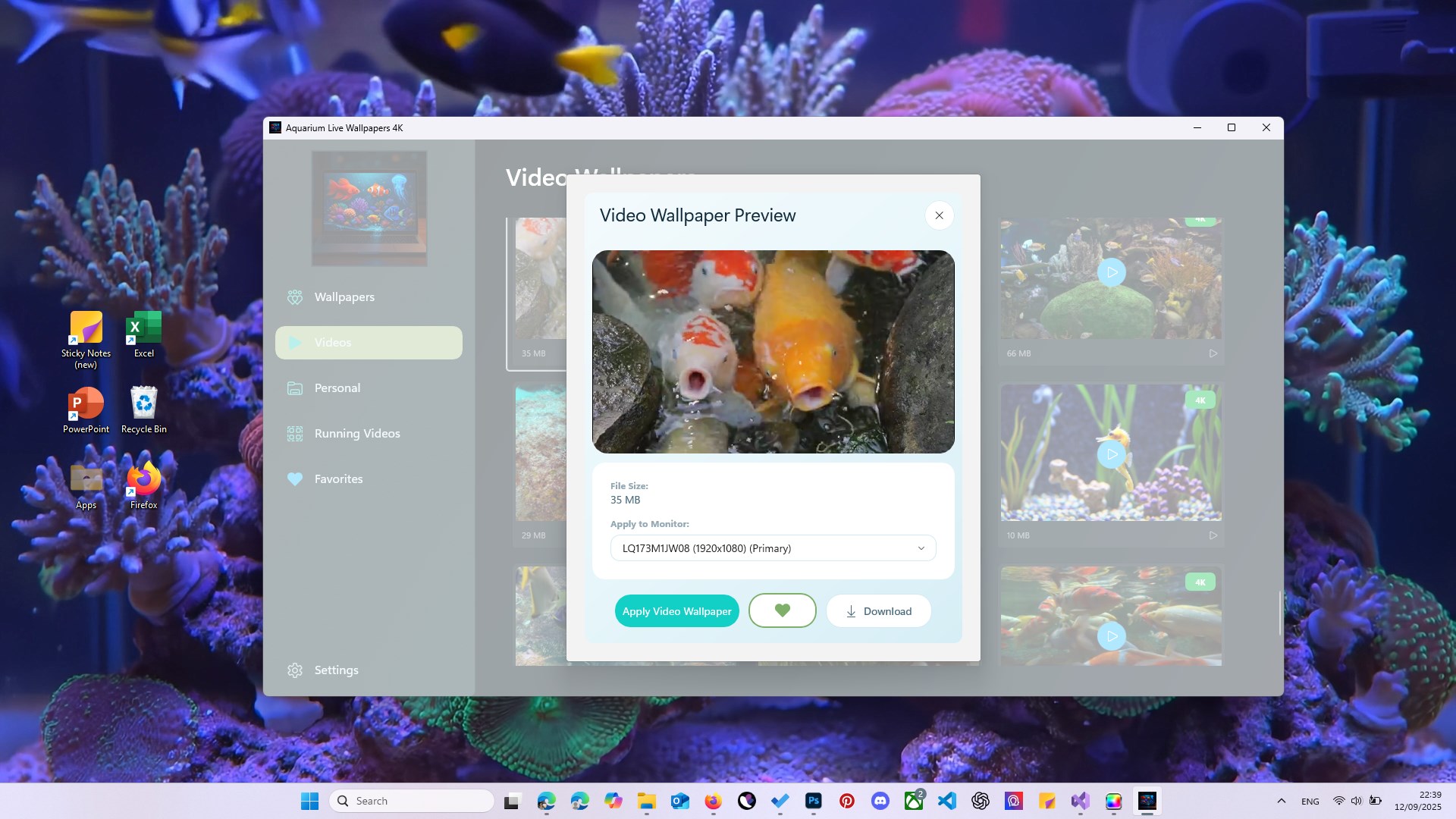 Aquarium Live Wallpapers 4K — Desktop & Lock Screen Screenshot