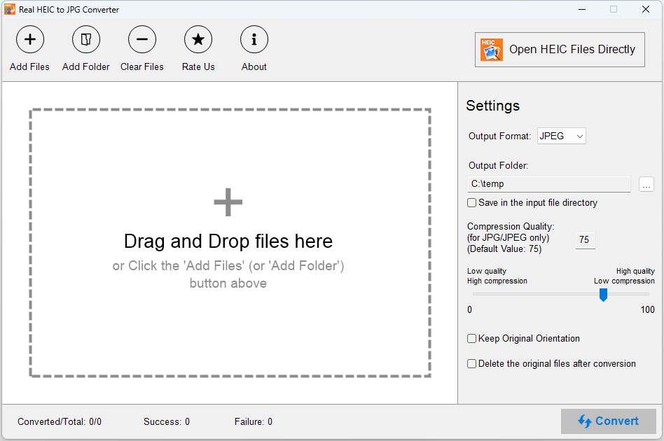 Real HEIC to JPG Converter screenshot