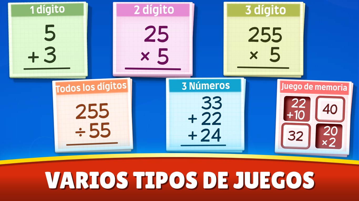 Captura de pantalla de Matemáticas juegos: niños 5-12