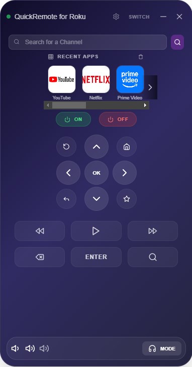 QuickRemote for Roku Screenshot