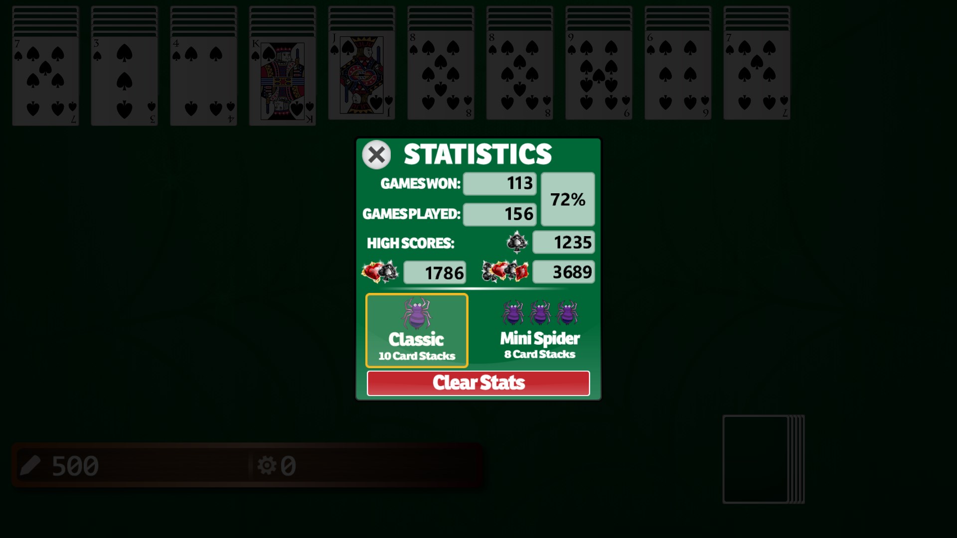 Captura de pantalla de 3rd Floor Spider Solitaire