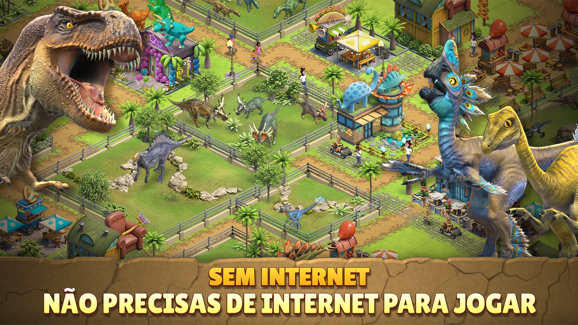 Captura de pantalla de Jurassic Dinosaur: Dino Game