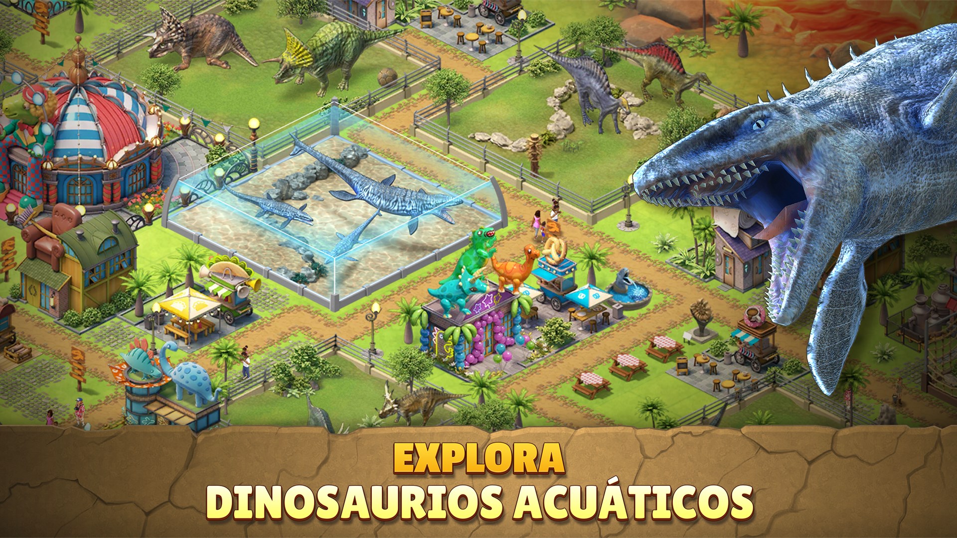 Captura de pantalla de Jurassic Dinosaur: Dino Game