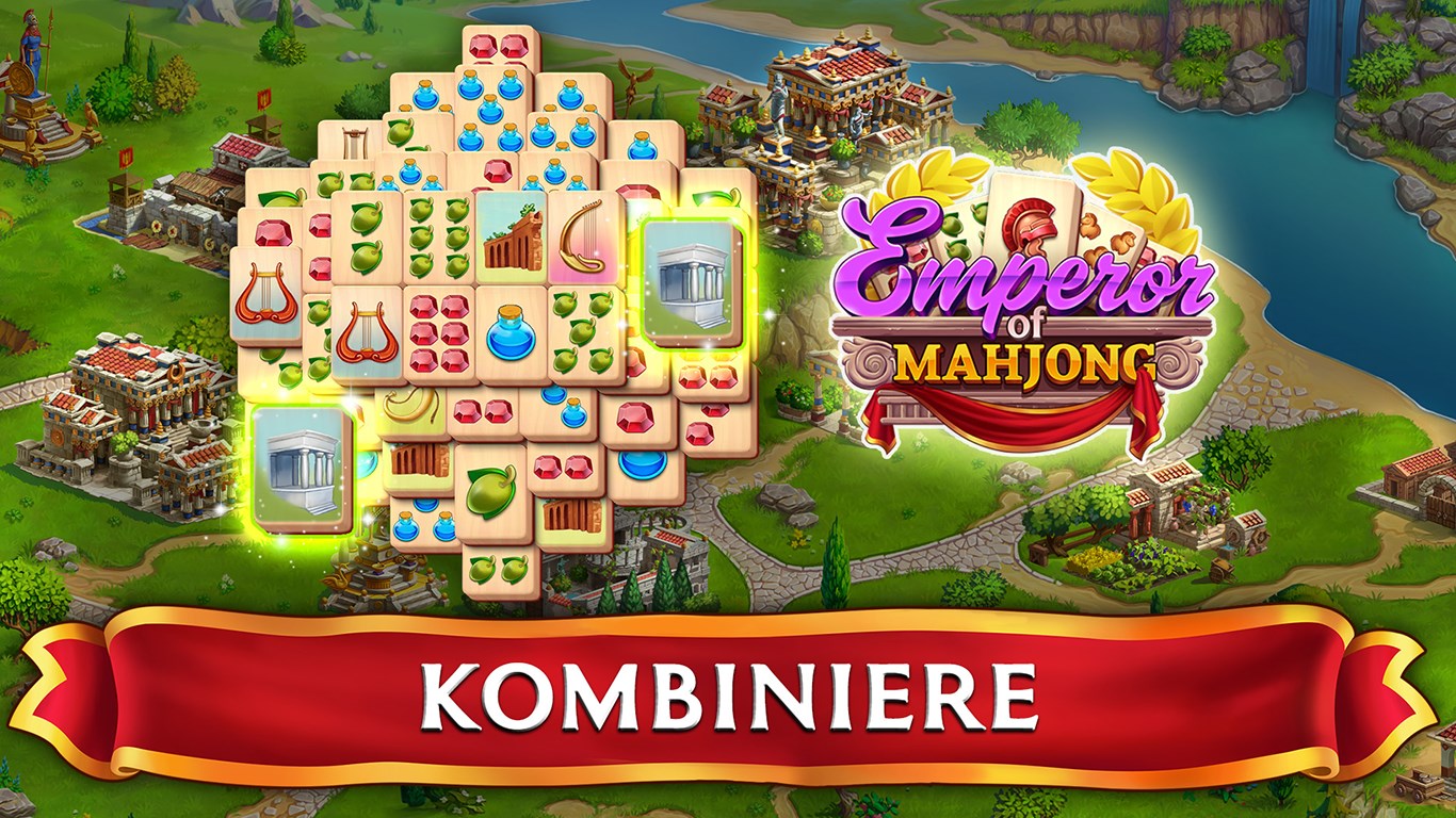 Emperor of Mahjong: Steine finden & Stadt erneuern Screenshot