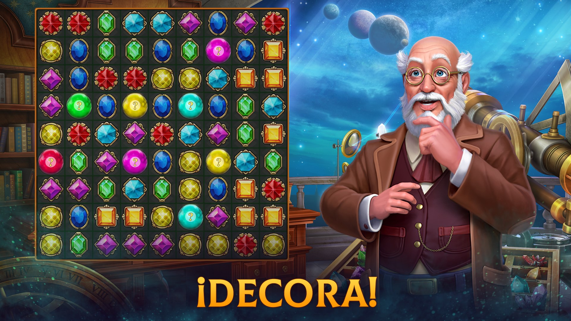 Captura de pantalla de Relojero - Match 3 Cristales & Gemas