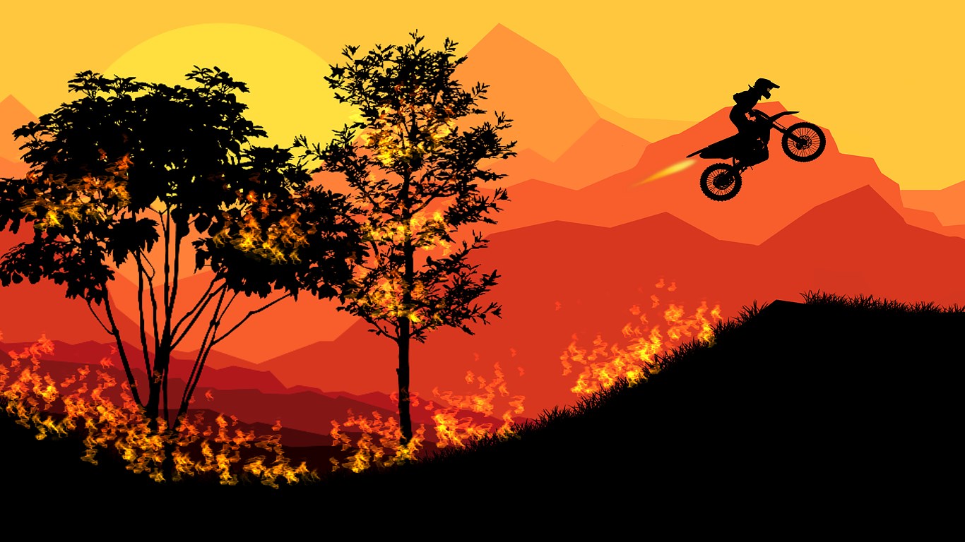 Captura de pantalla de Sunset Bike Racing - Motocross