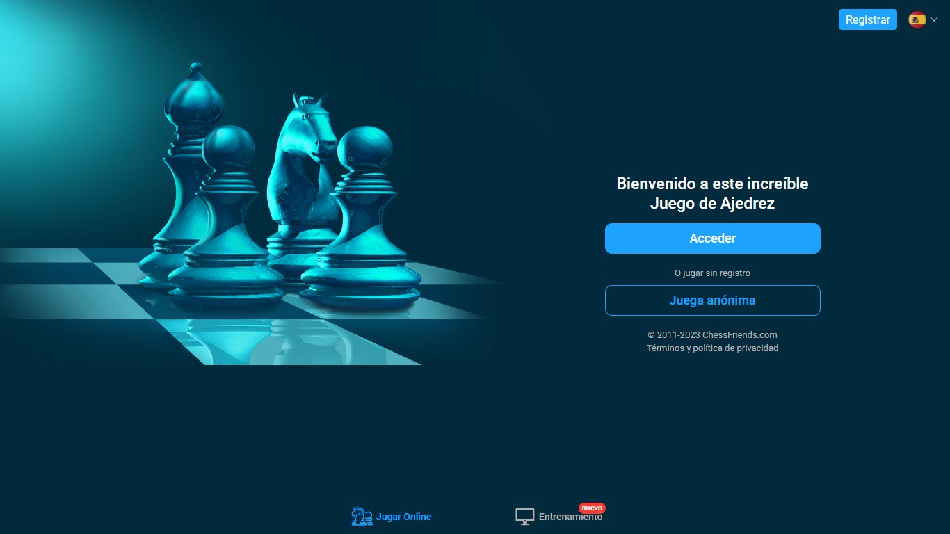 Captura de pantalla de Ajedrez Online
