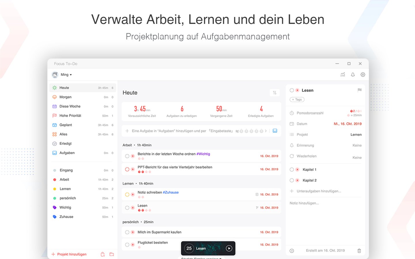 Focus To-Do Screenshot