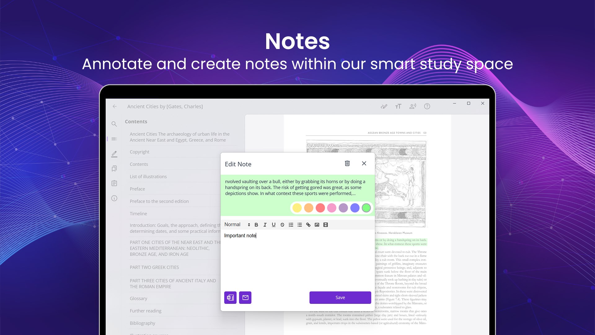 Kortext screenshot