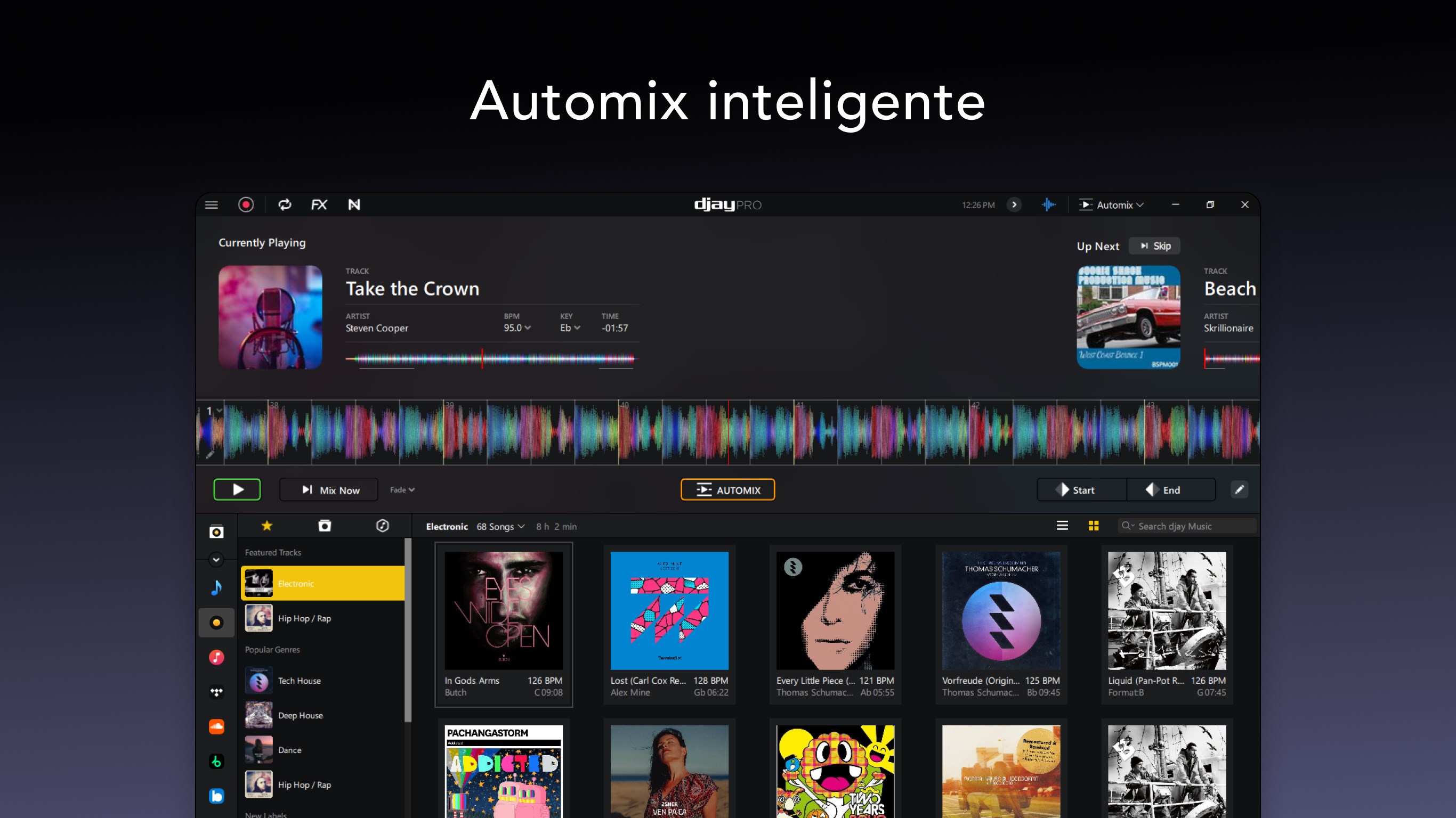 Captura de pantalla de djay Pro - DJ App & AI Mixer