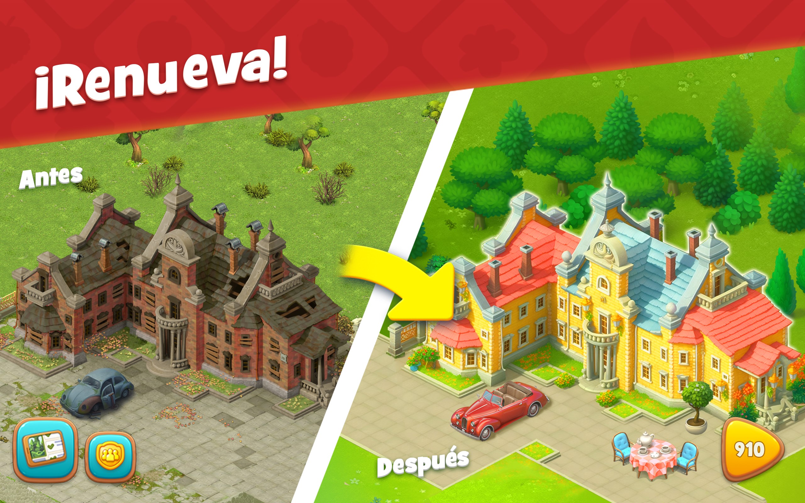Captura de pantalla de Gardenscapes