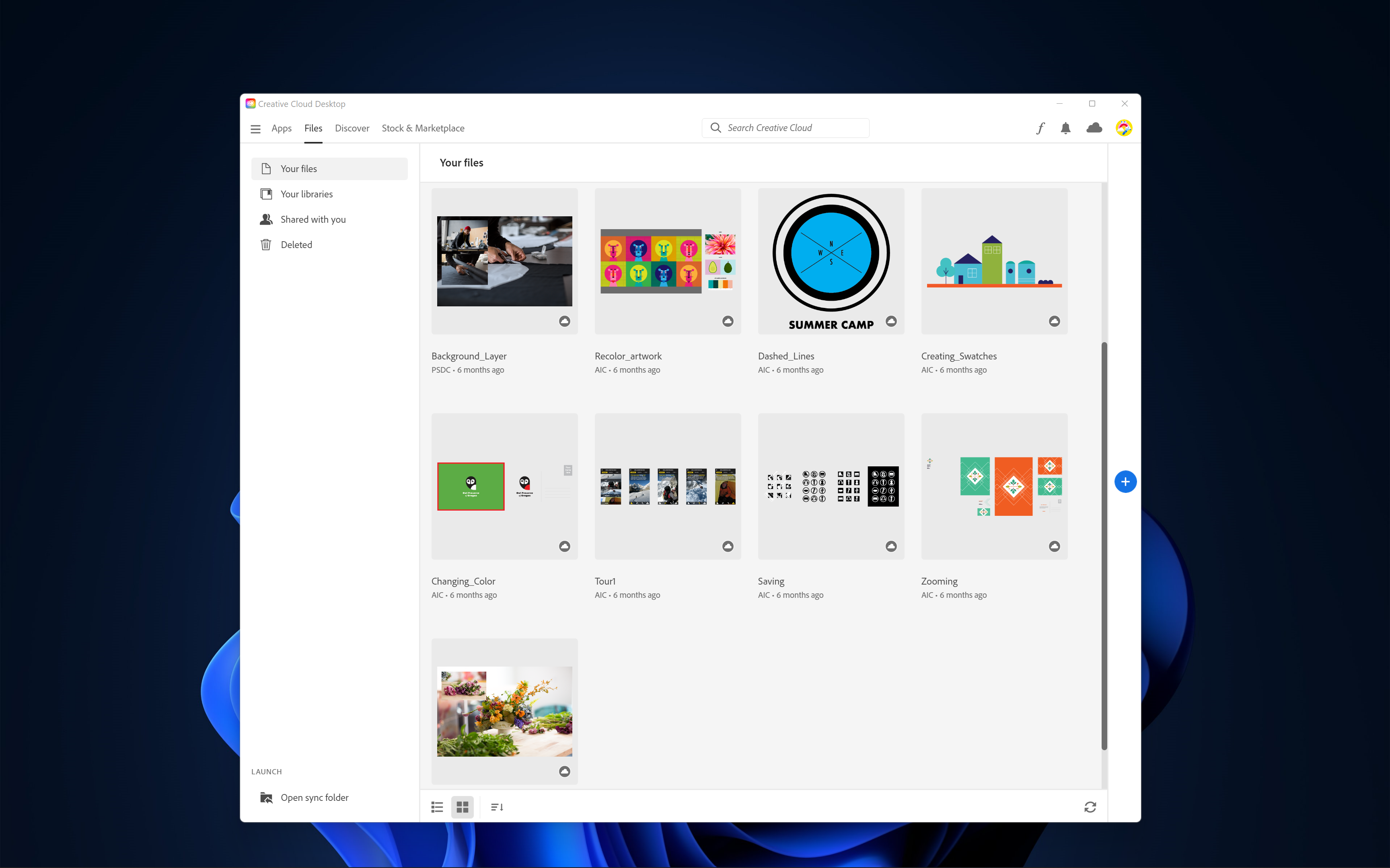 Adobe Creative Cloud Screenshot