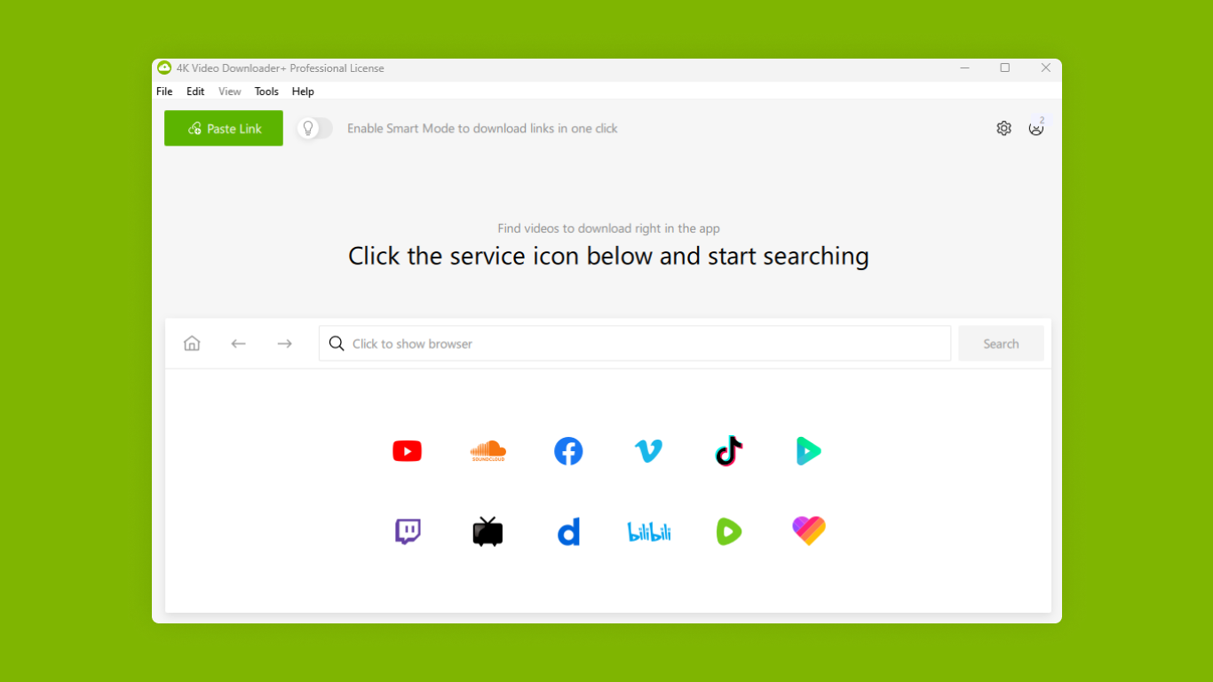 Captura de pantalla de 4K Video Downloader Plus