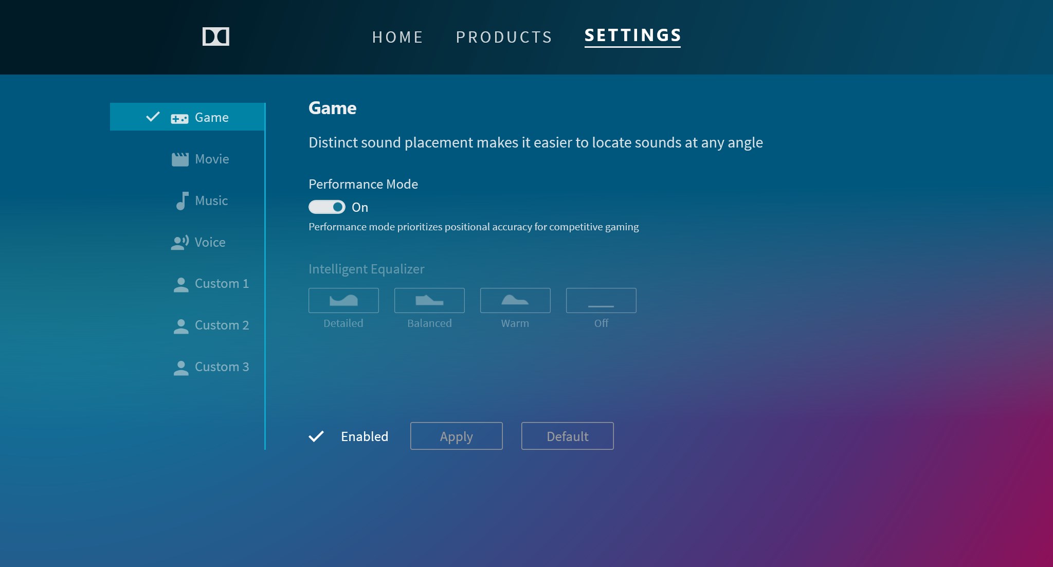 Dolby Access Screenshot