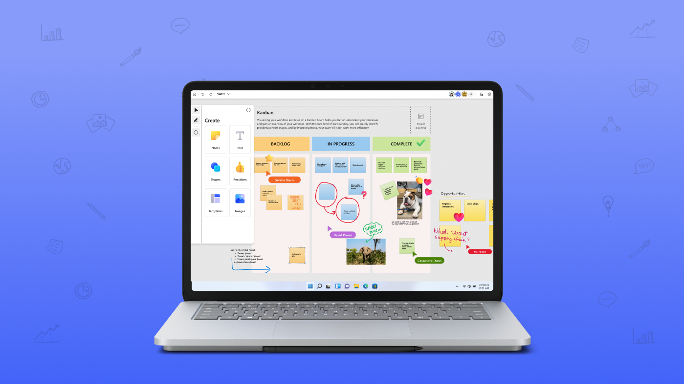Microsoft Whiteboard Screenshot