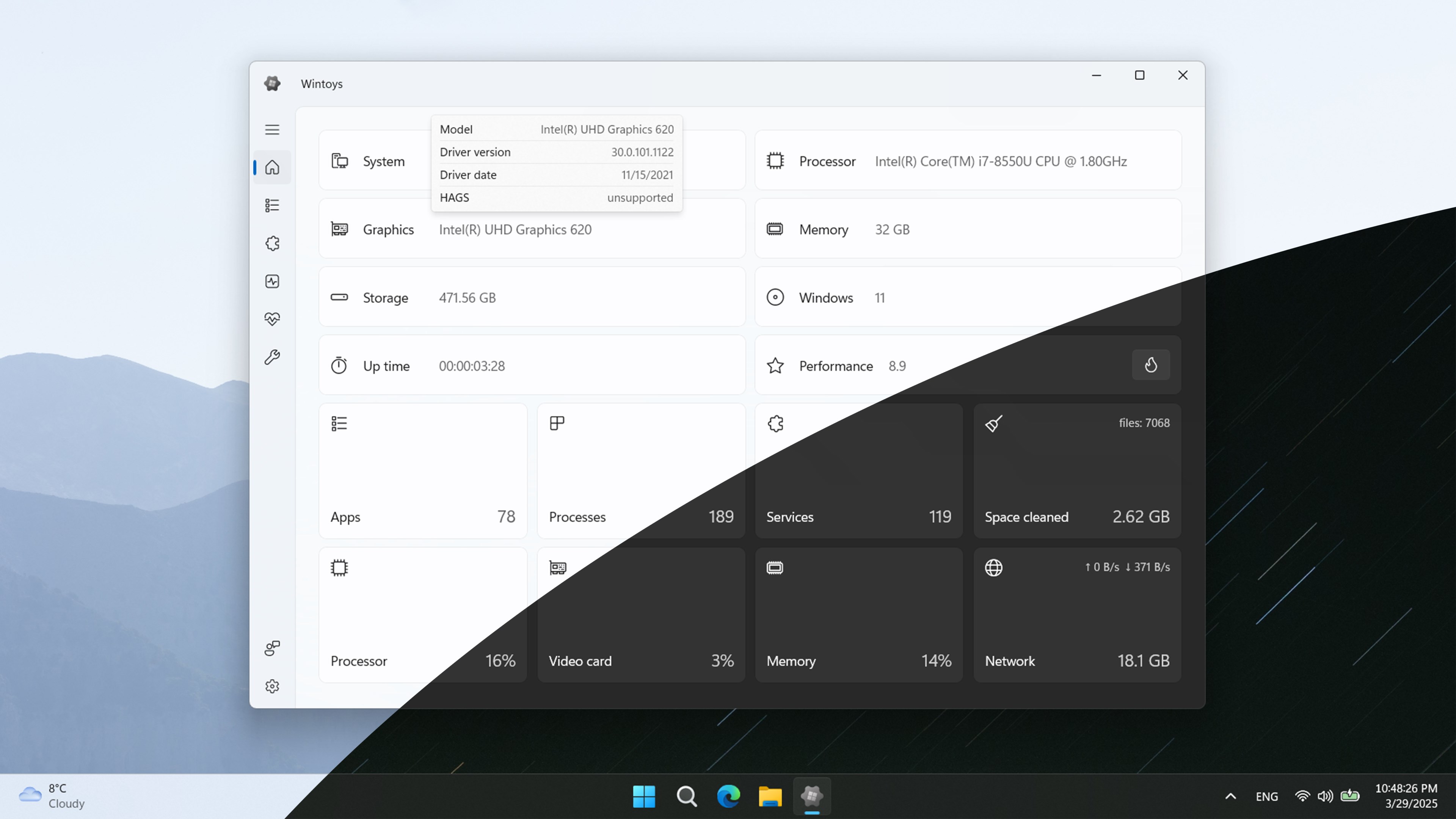 Wintoys screenshot