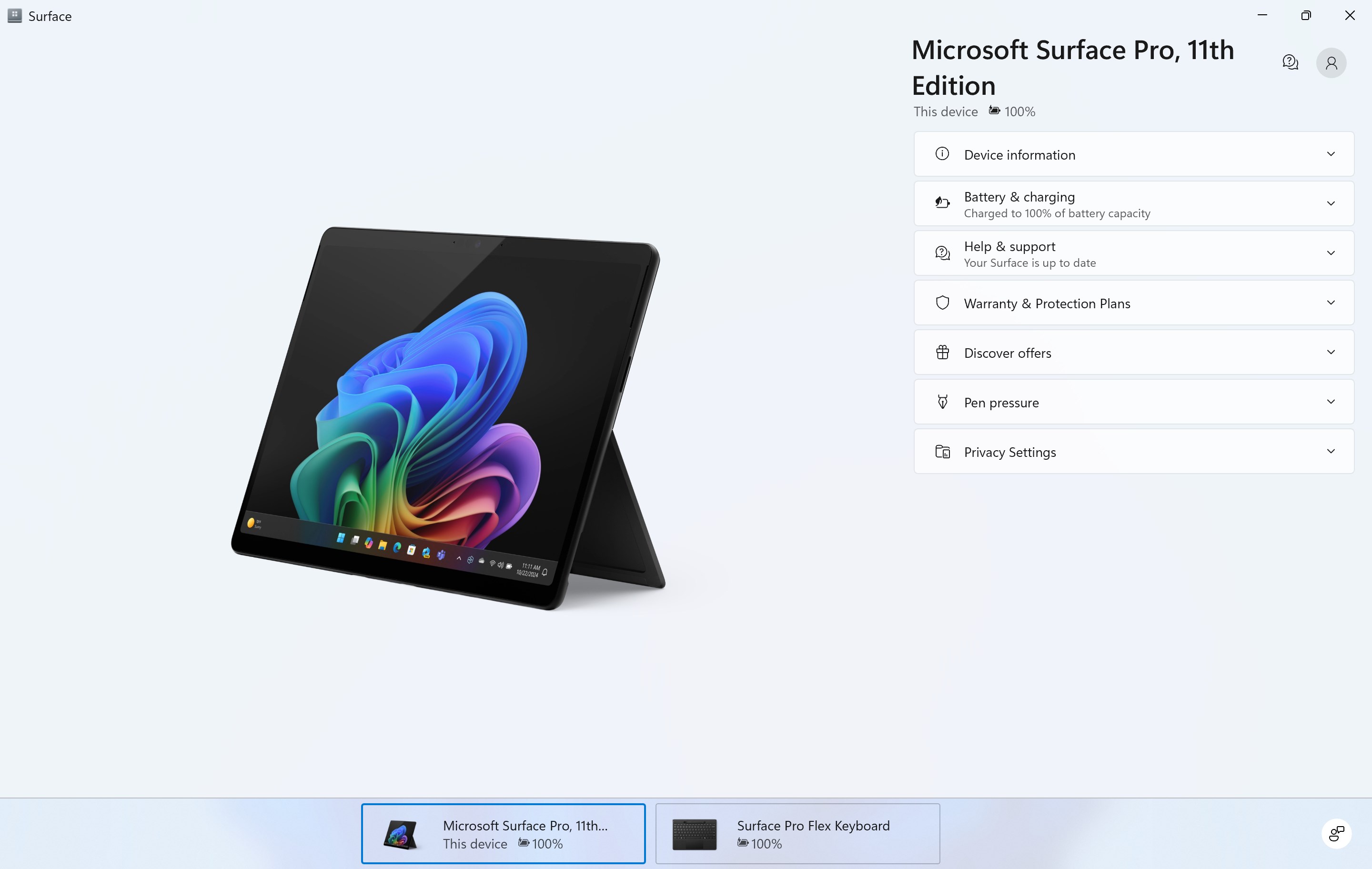 Captura de pantalla de Surface