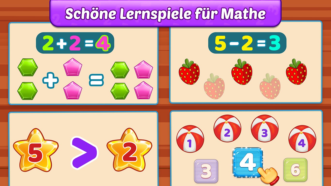 Mathe-Spiele für Kinder: Addition & Subtraktion Screenshot