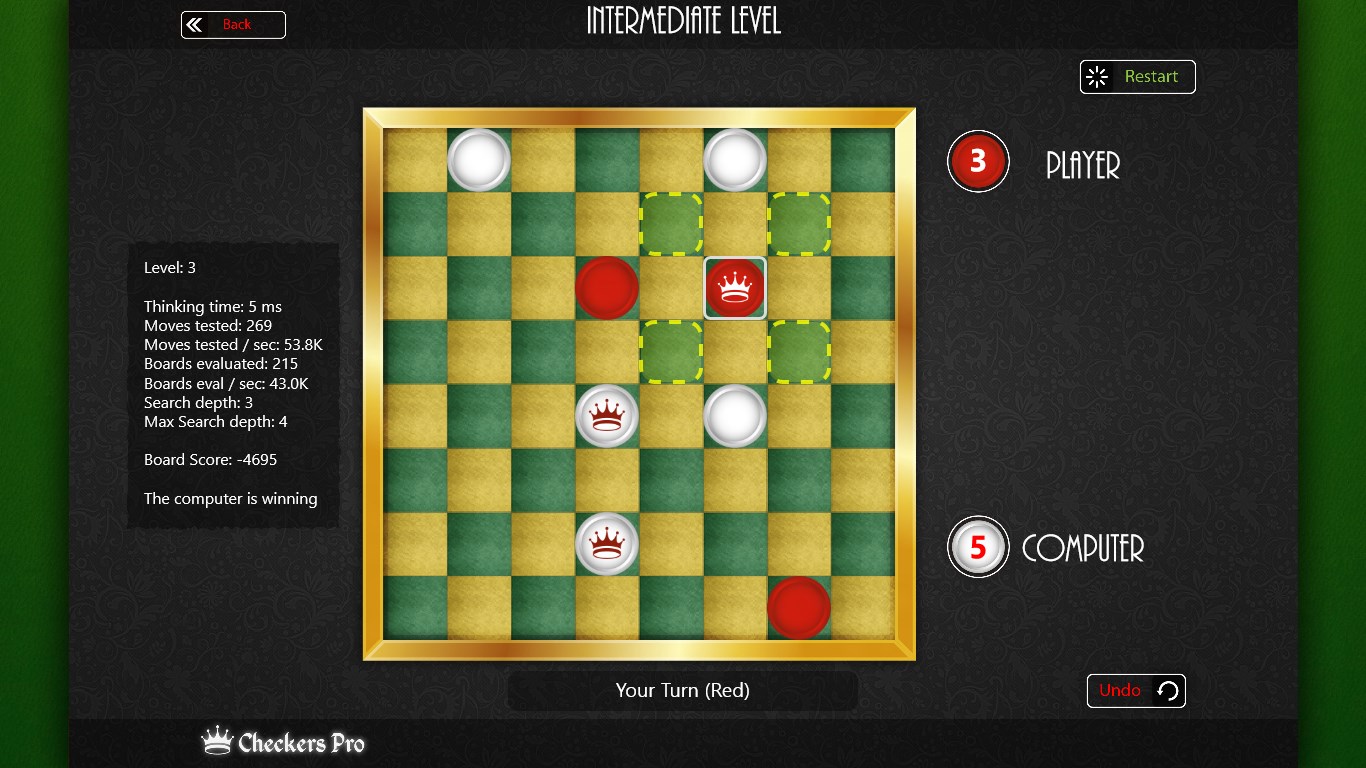 Checkers Pro Screenshot