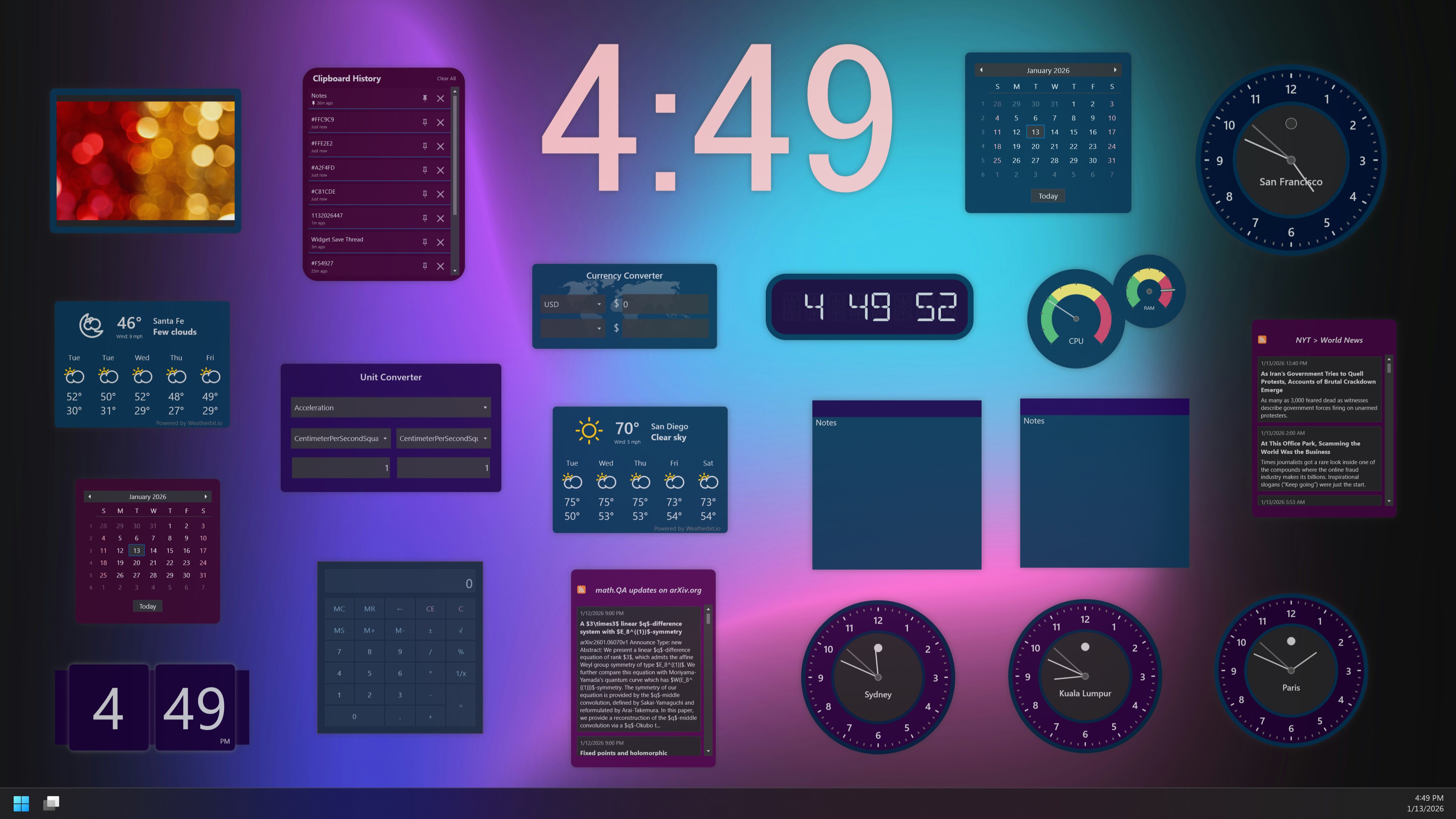 Widget Launcher Screenshot