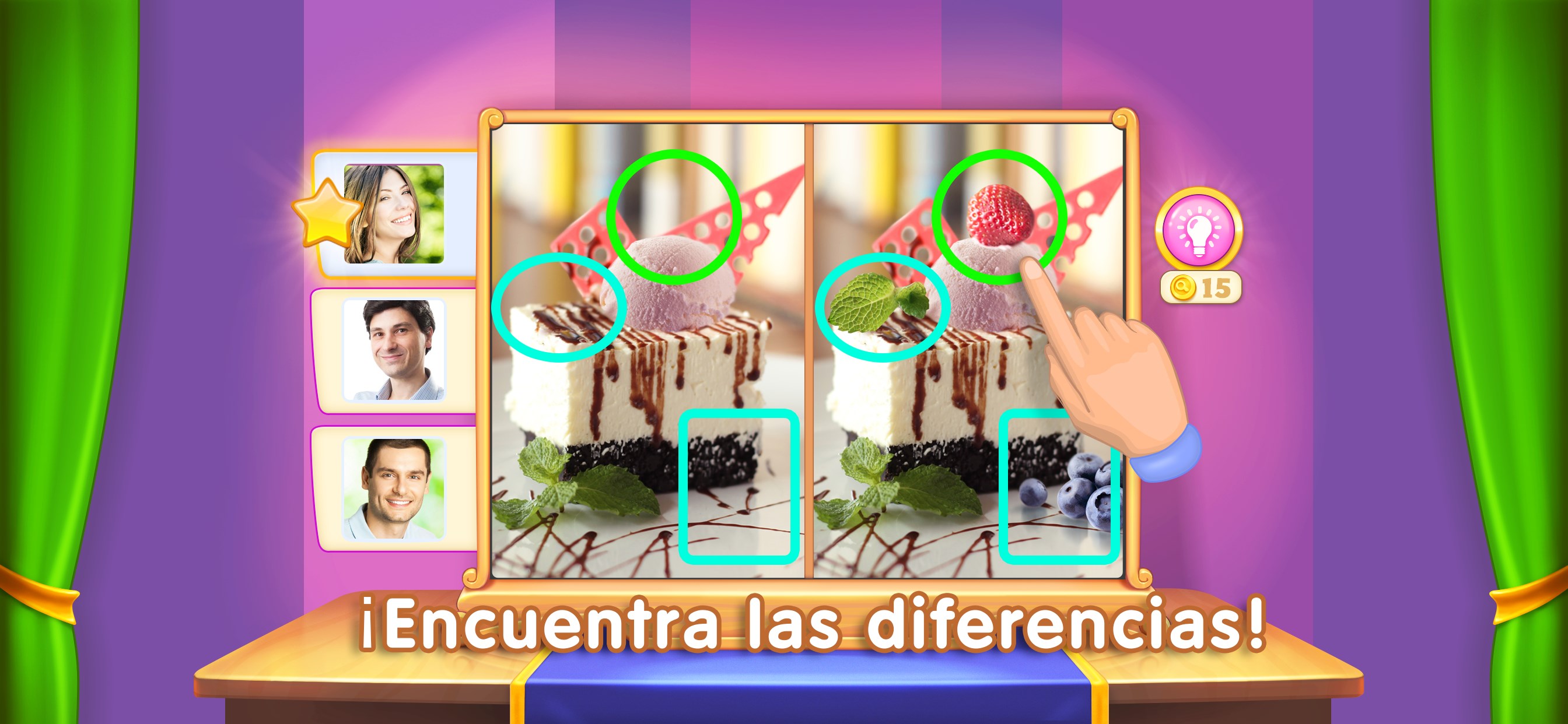 Captura de pantalla de Diferencias en línea: Encontrar objetos
