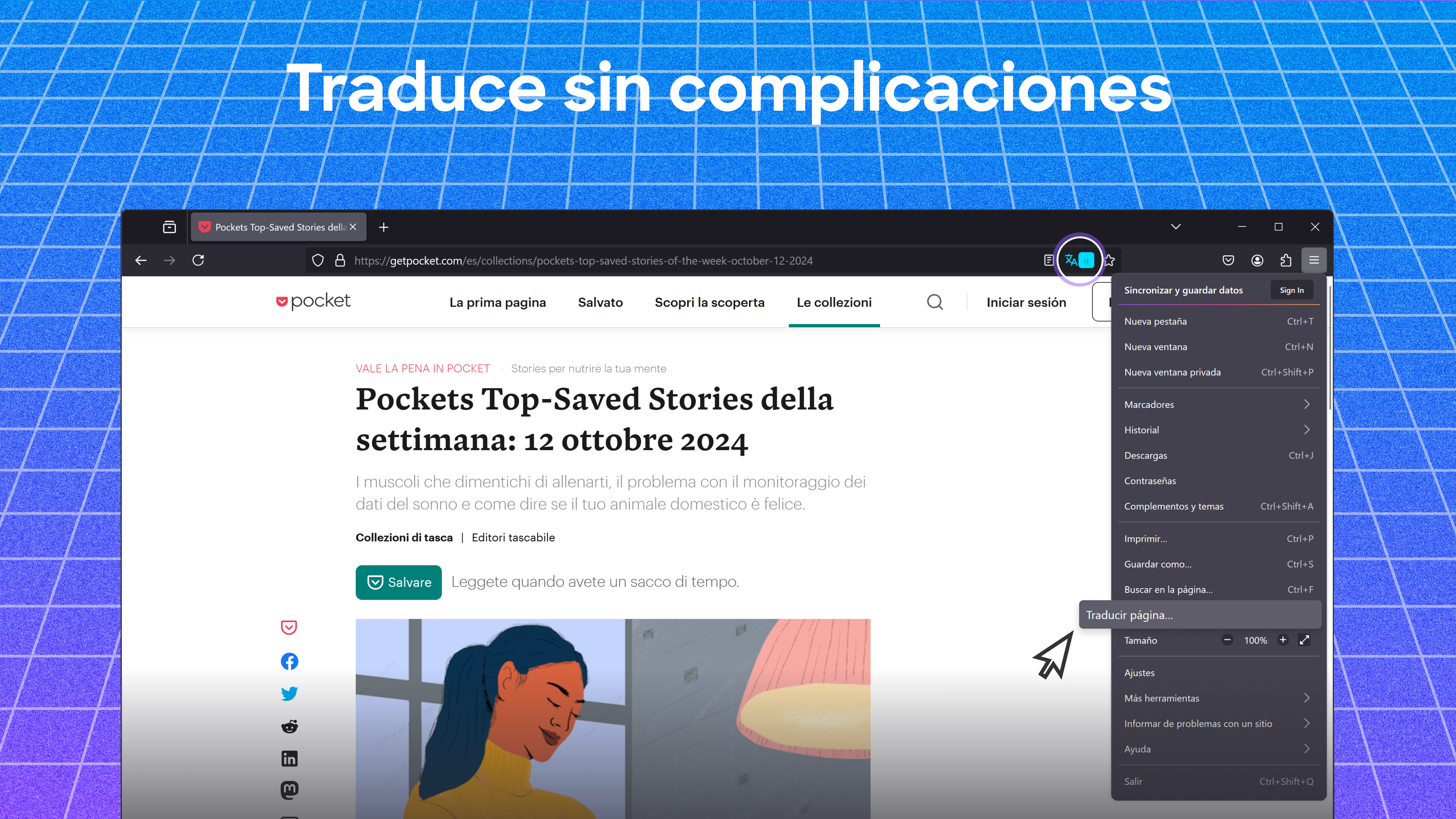 Captura de pantalla de Mozilla Firefox
