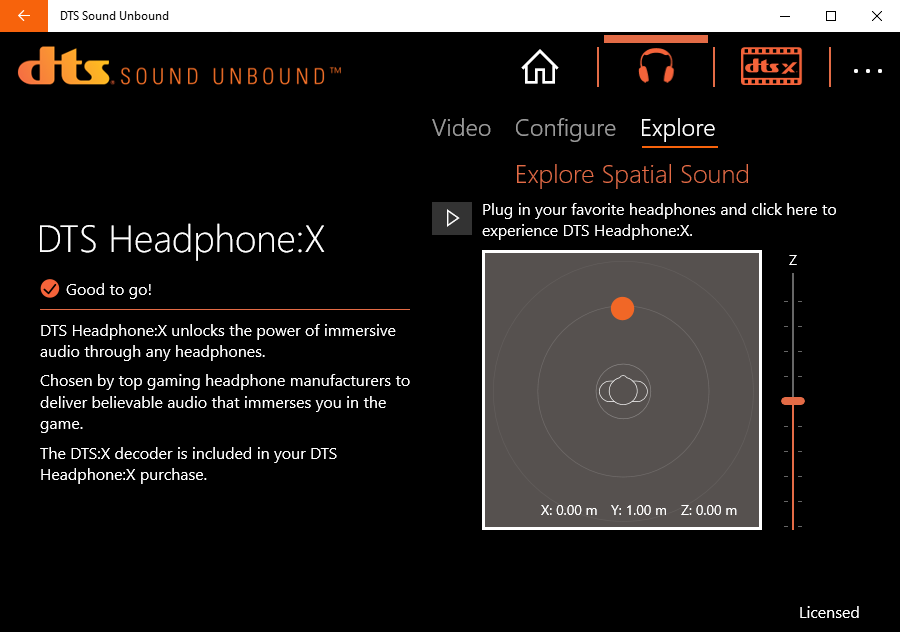 DTS Sound Unbound screenshot