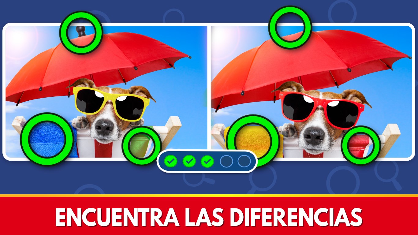 Captura de pantalla de Encuentra las diferencias