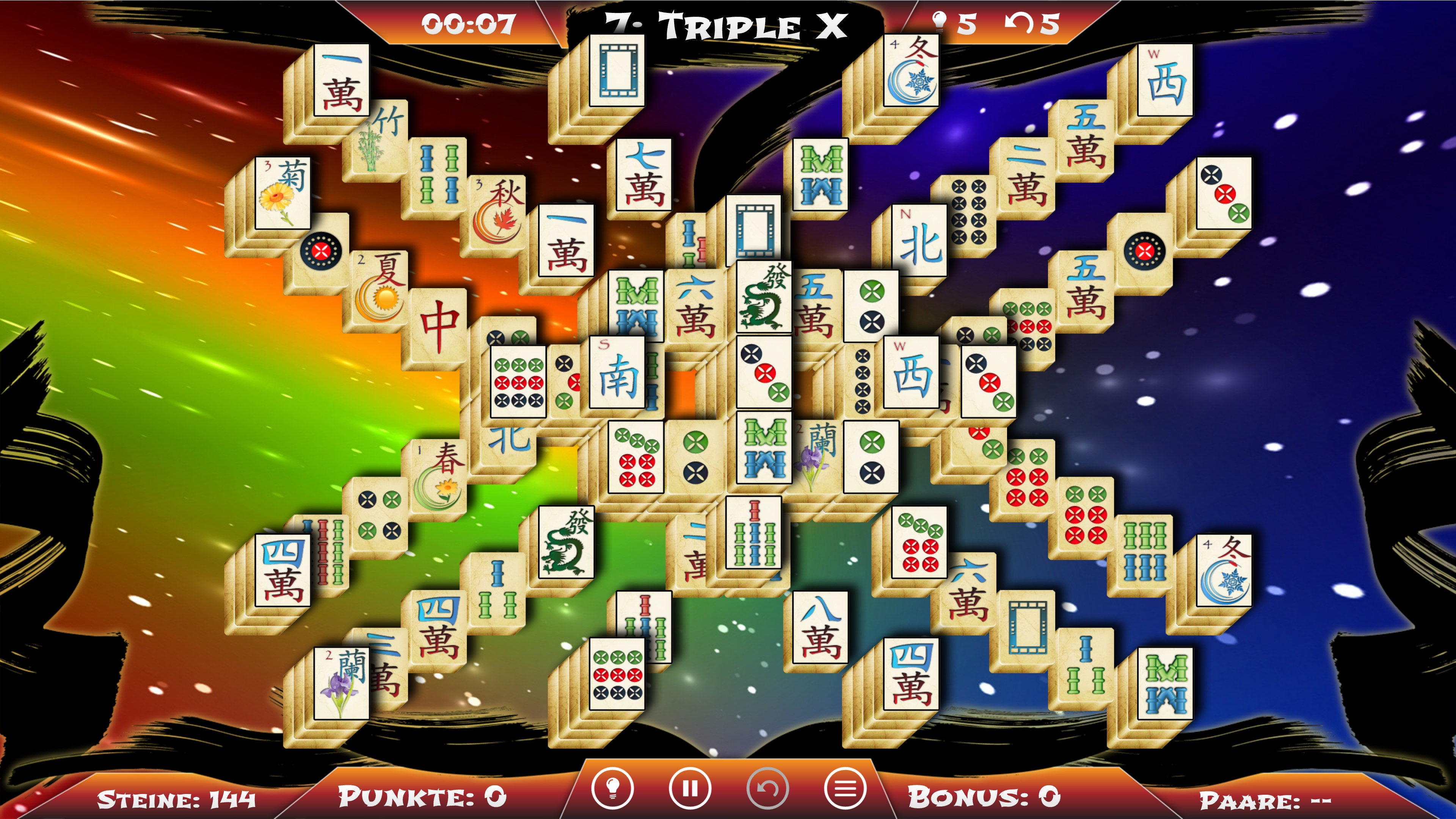 Mahjong Solitaire Screenshot