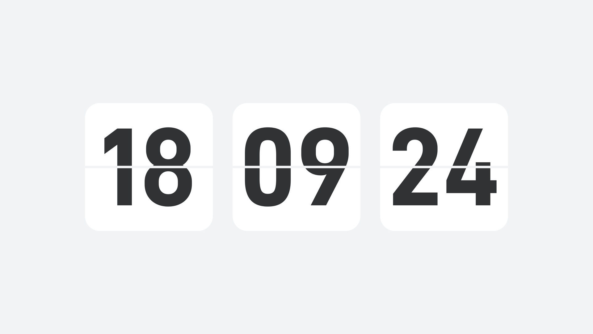 Desktop digital clock screenshot