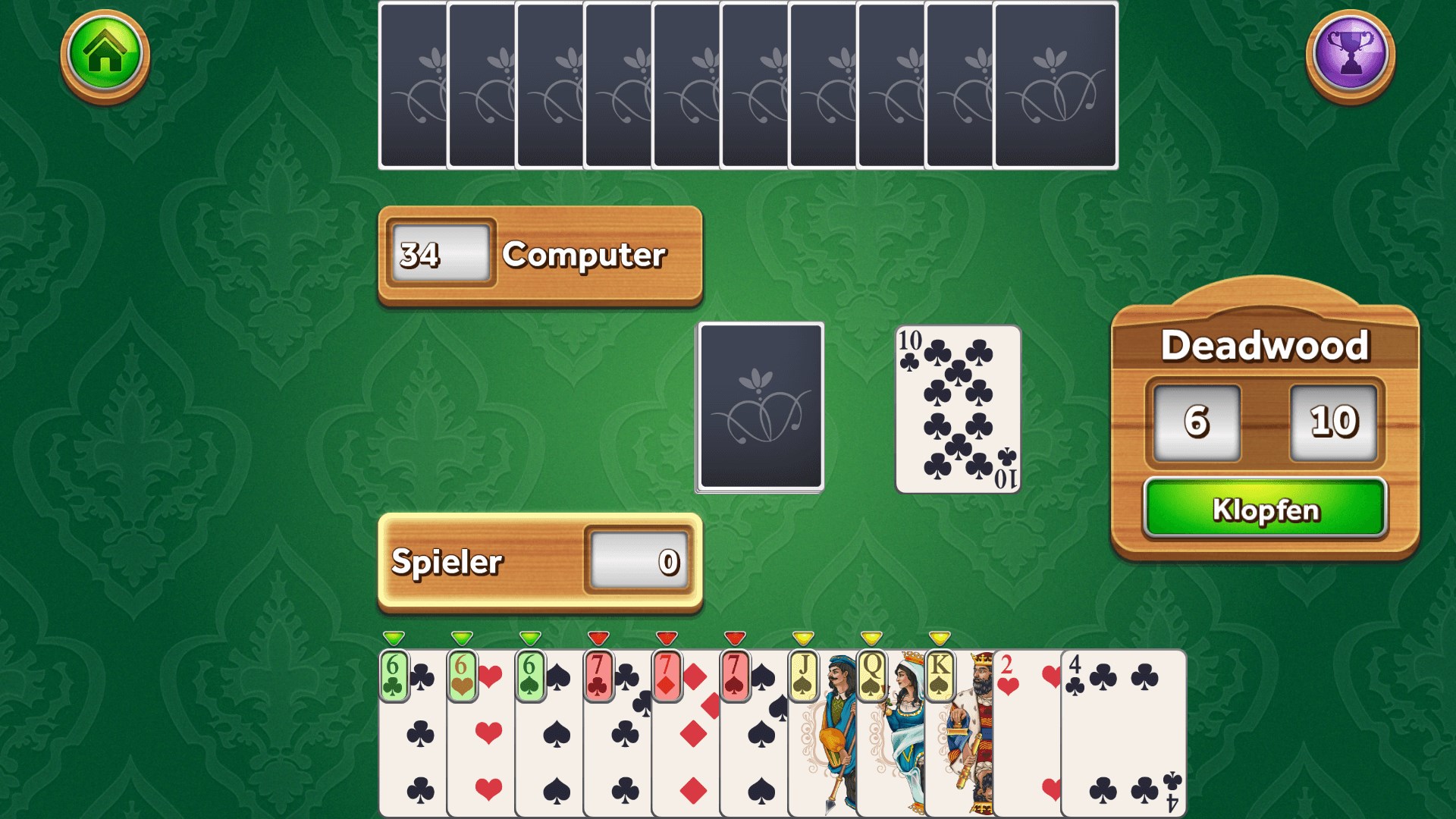 Gin Rommé Screenshot
