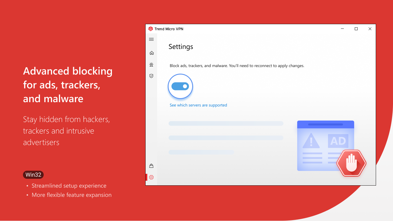 Trend Micro VPN- Safer VPN Screenshot
