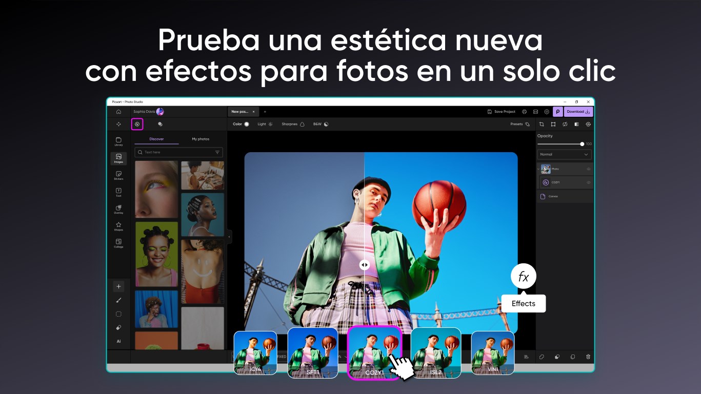 Captura de pantalla de Picsart AI Photo Editor
