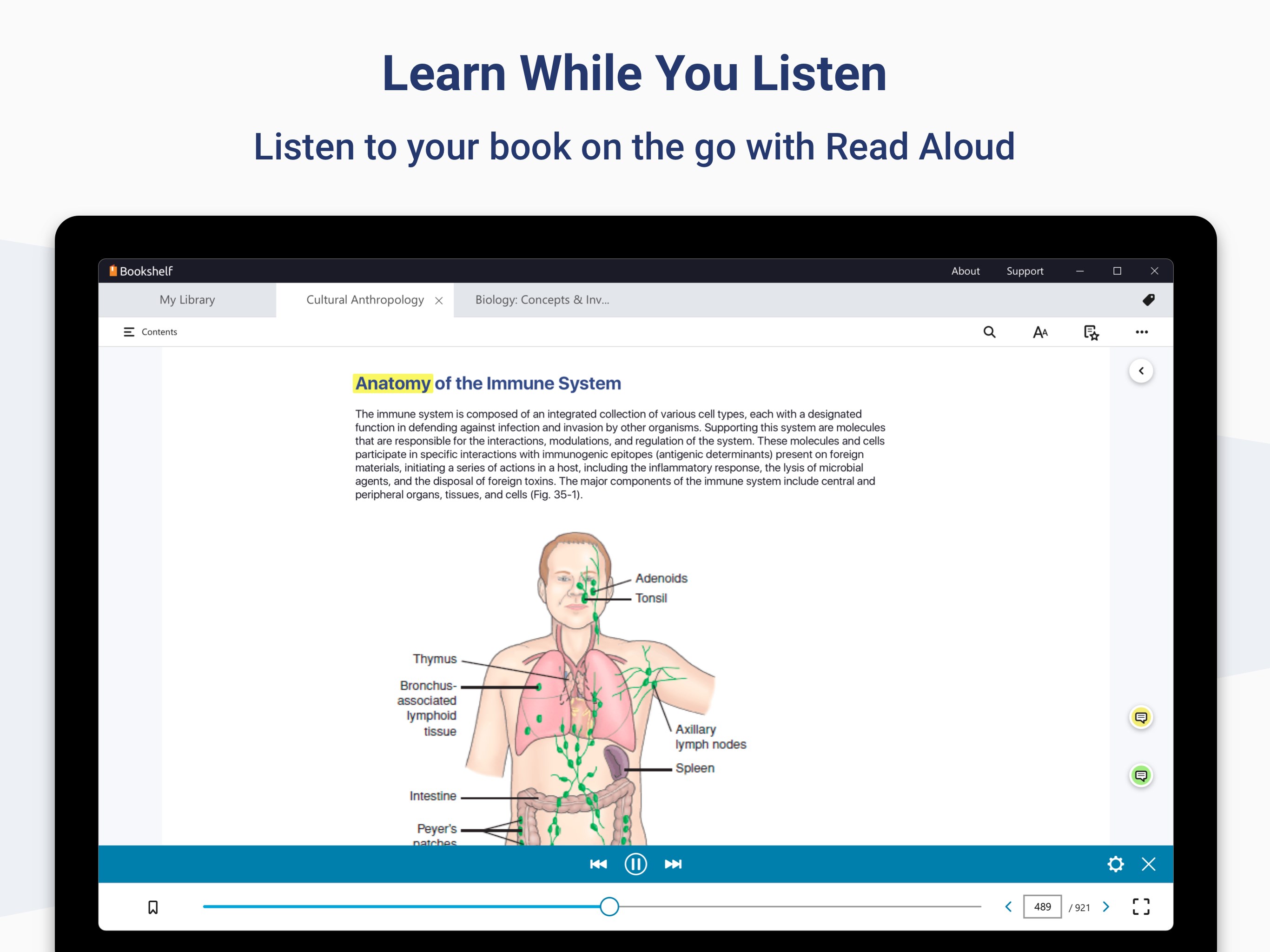 VitalSource Bookshelf screenshot